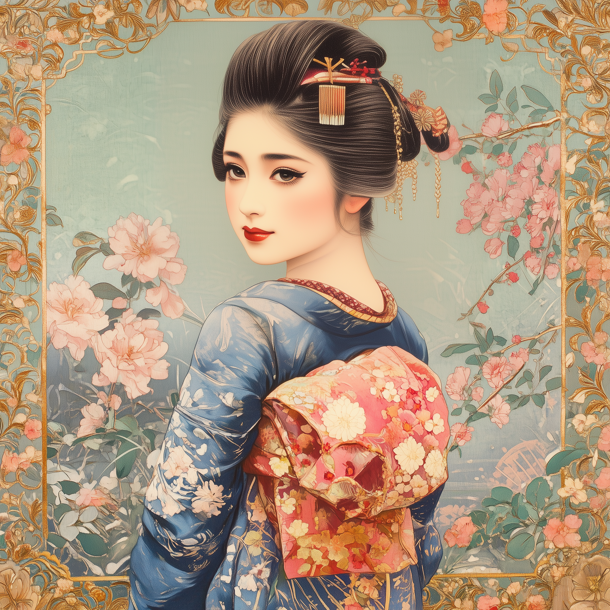 1776 Tokyo edo musume girl