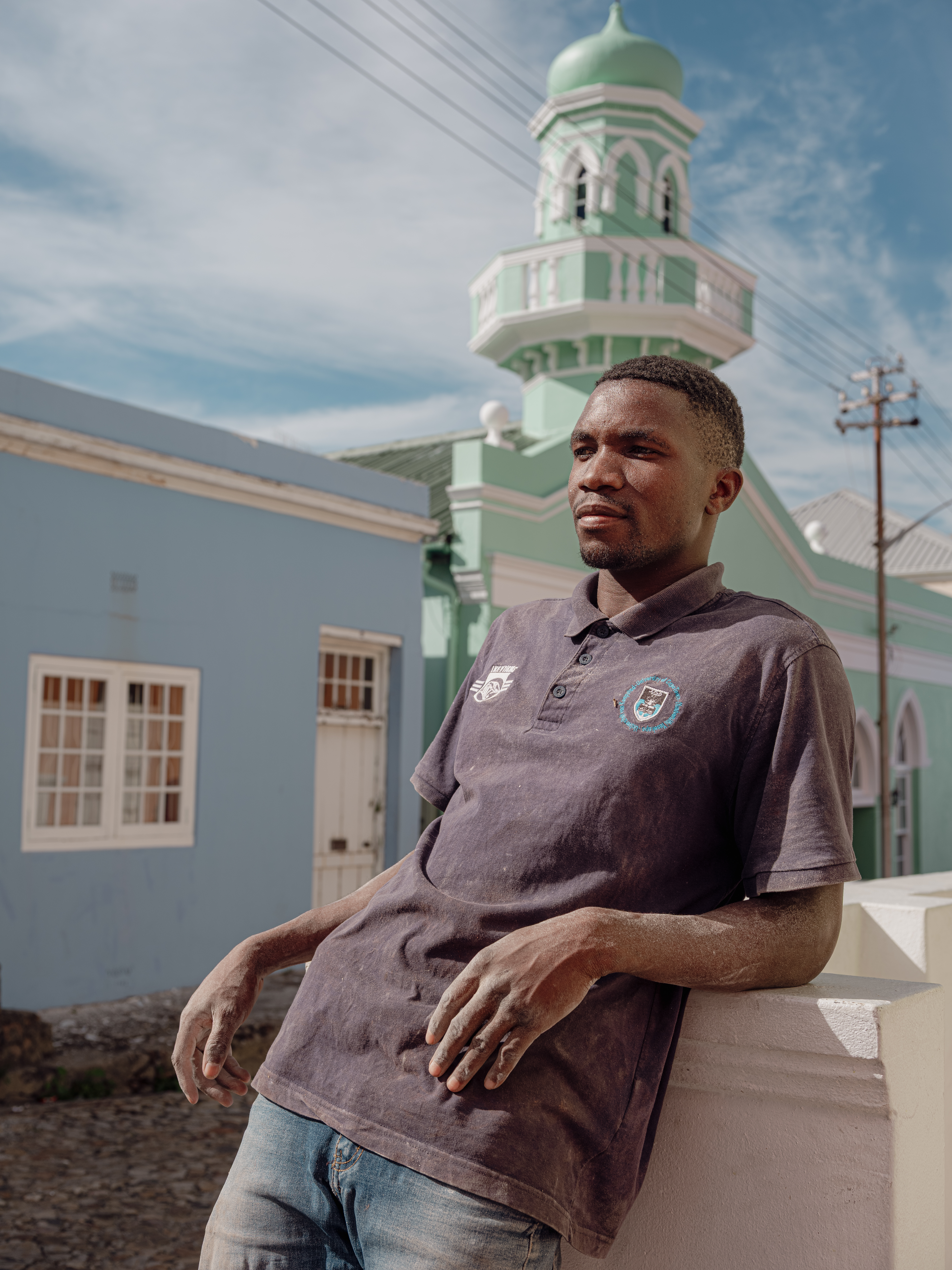 Portrait of a Worker on Break