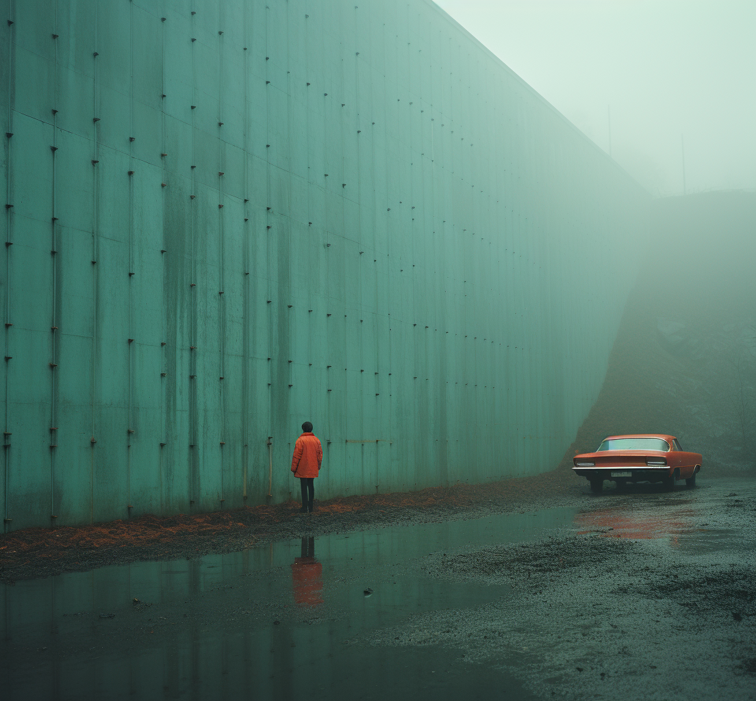 Witness the man who raves at the wall.