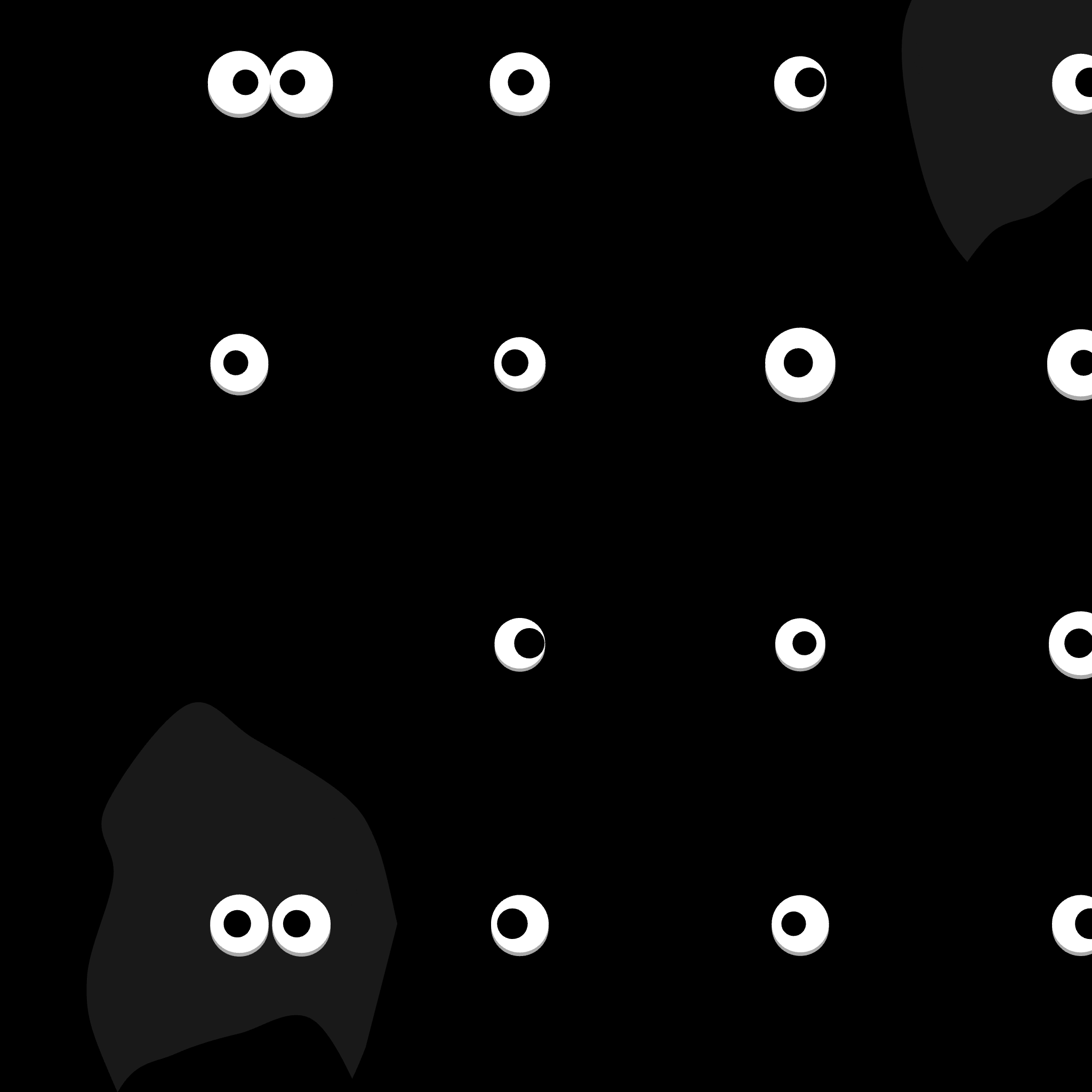 Kinetic Base Blob #39 (~20 Size 526 Kinetic Blobs with 21 Eyes Sporting the Just Eyes Theme)