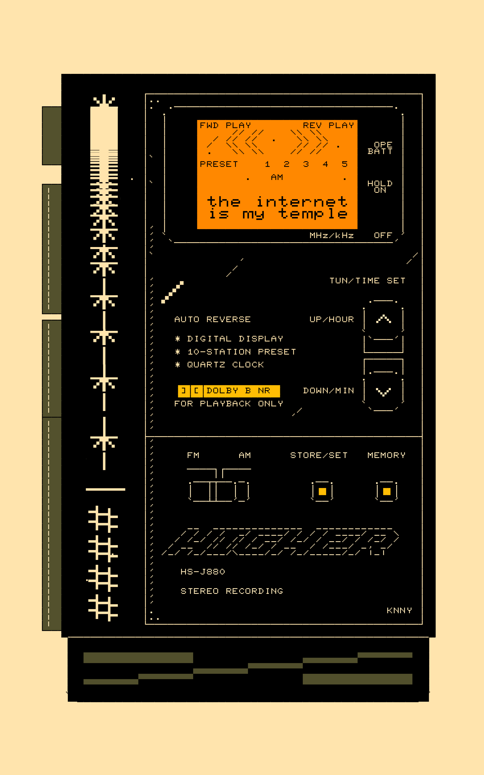 HIGHER HS-J880 / the internet is my temple