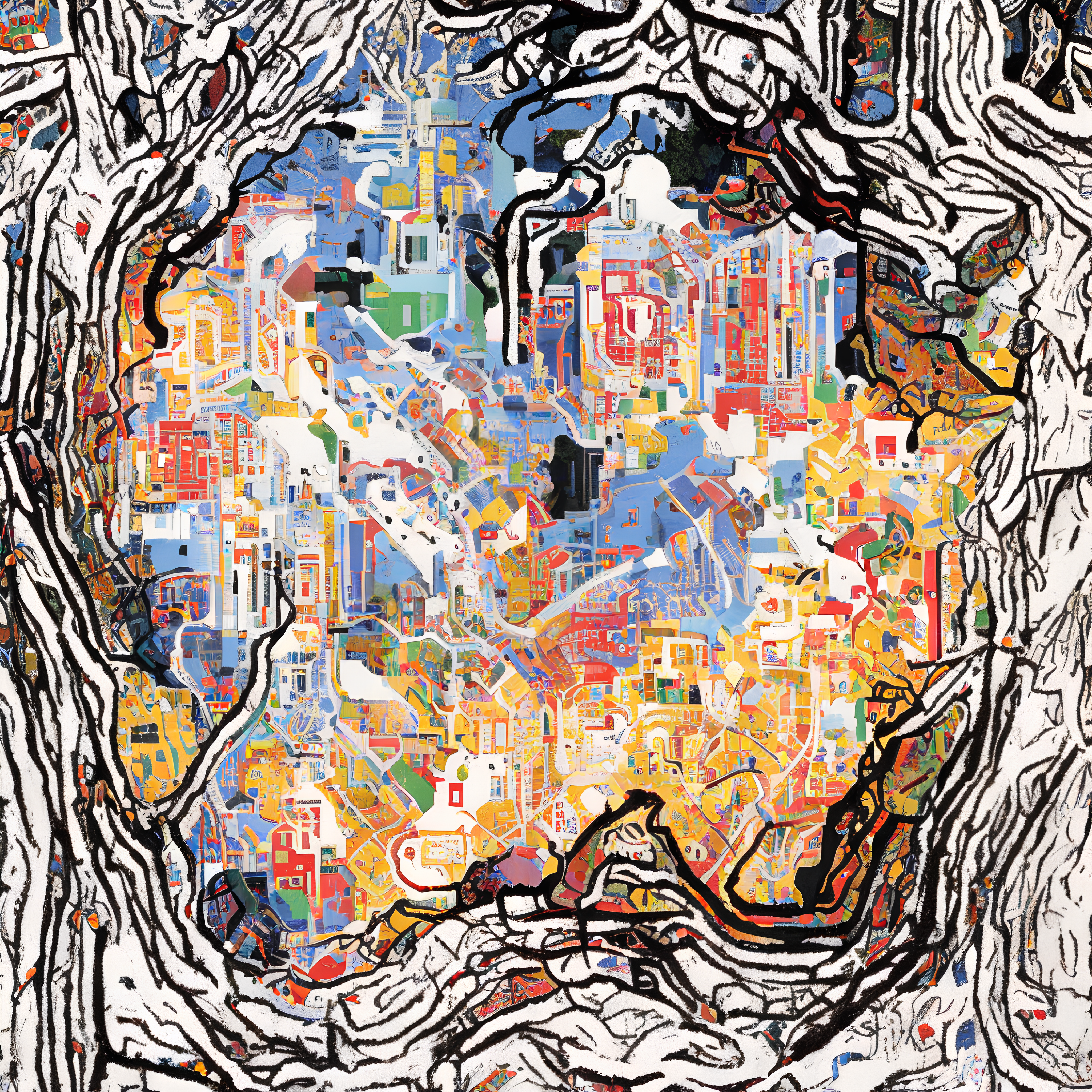 Abstract modern view