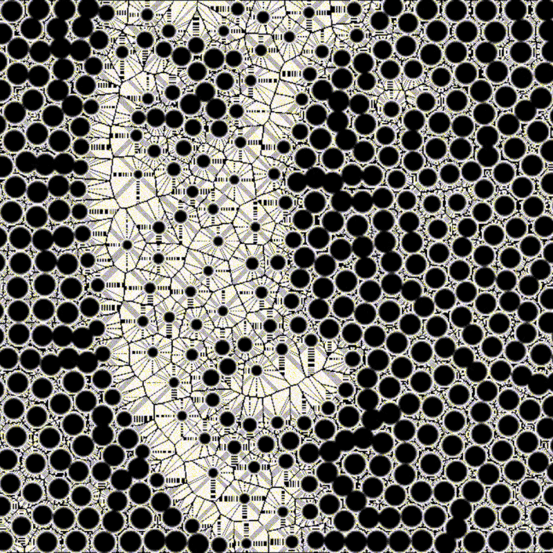 les mailles du filet.