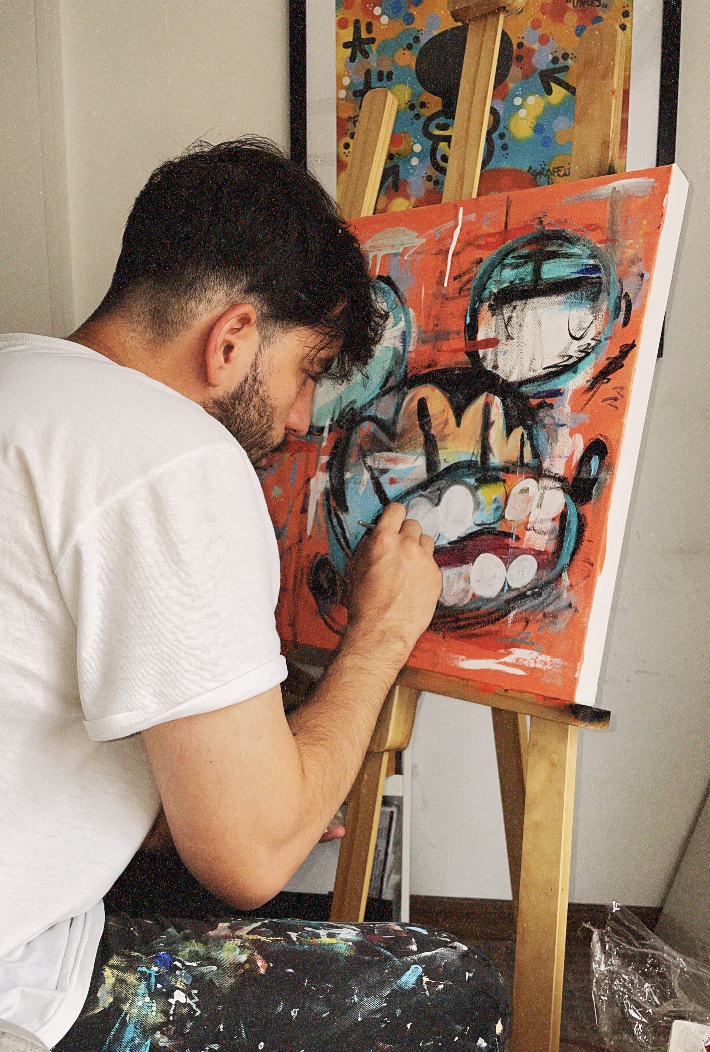 Process Smiling Ratsquiat Blue Crown #37