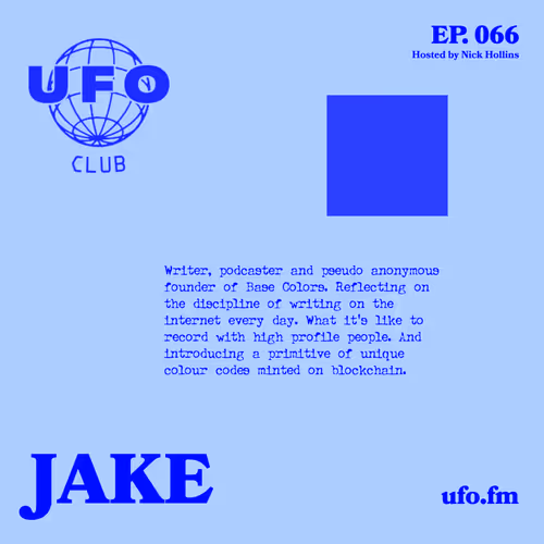Writing, Podcasts and Minting Base Colors — JAKE