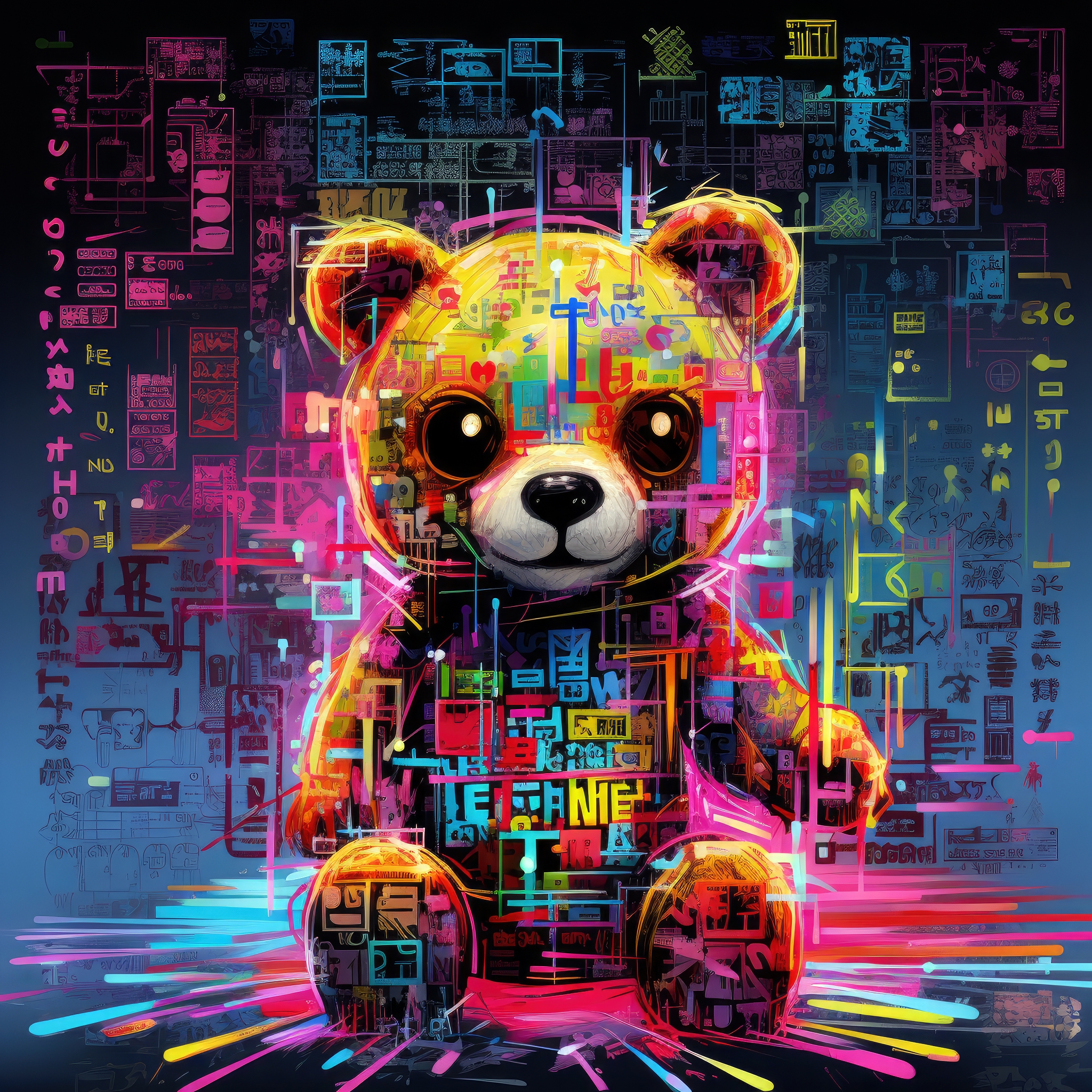 Bear Bytes: The Art of Technological Embrace #186