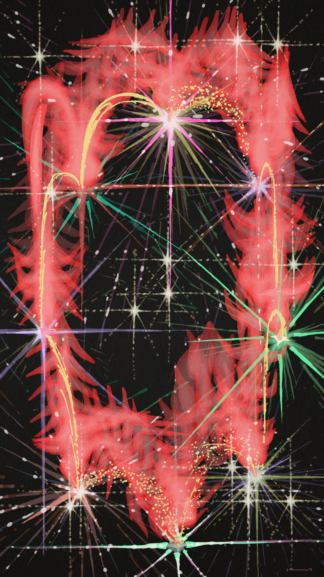 joyful prancing, onion skined.