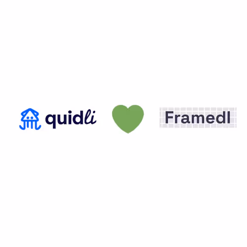 Quidli x Framedl