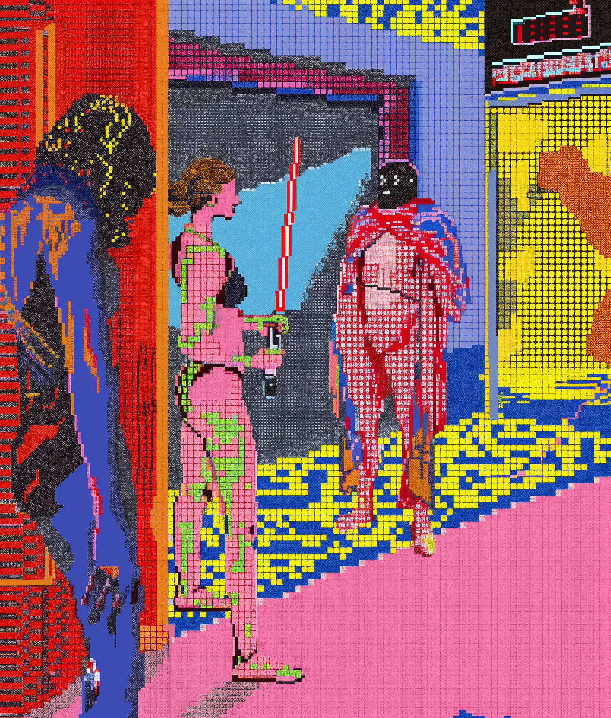 Lay down your weapons.