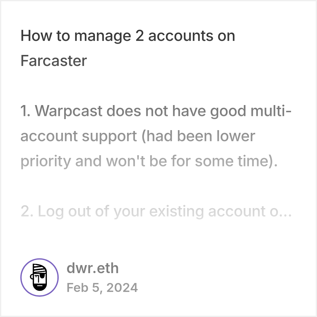 DWR Cast #5ee7342a - Posted at 02/05/24 08:13 AM