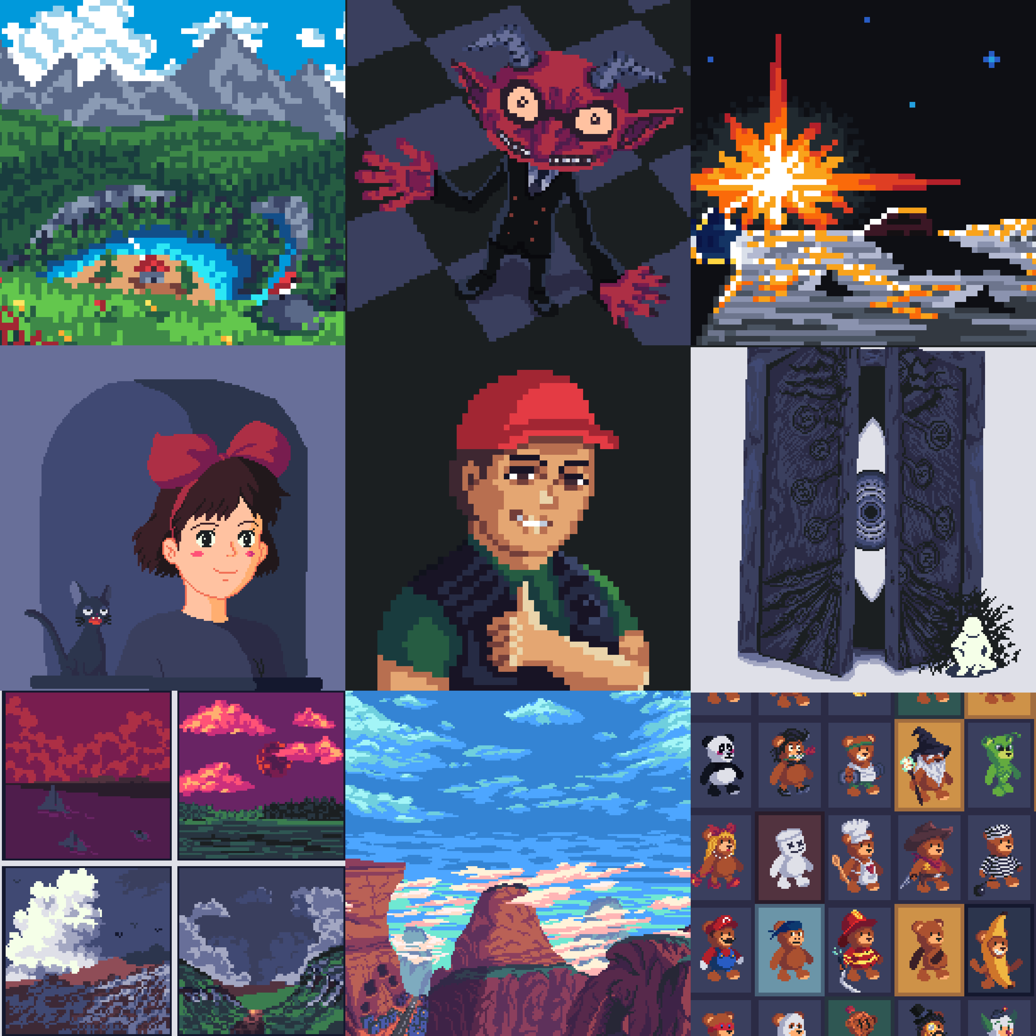 numo's – Pixel Art Lobby #9