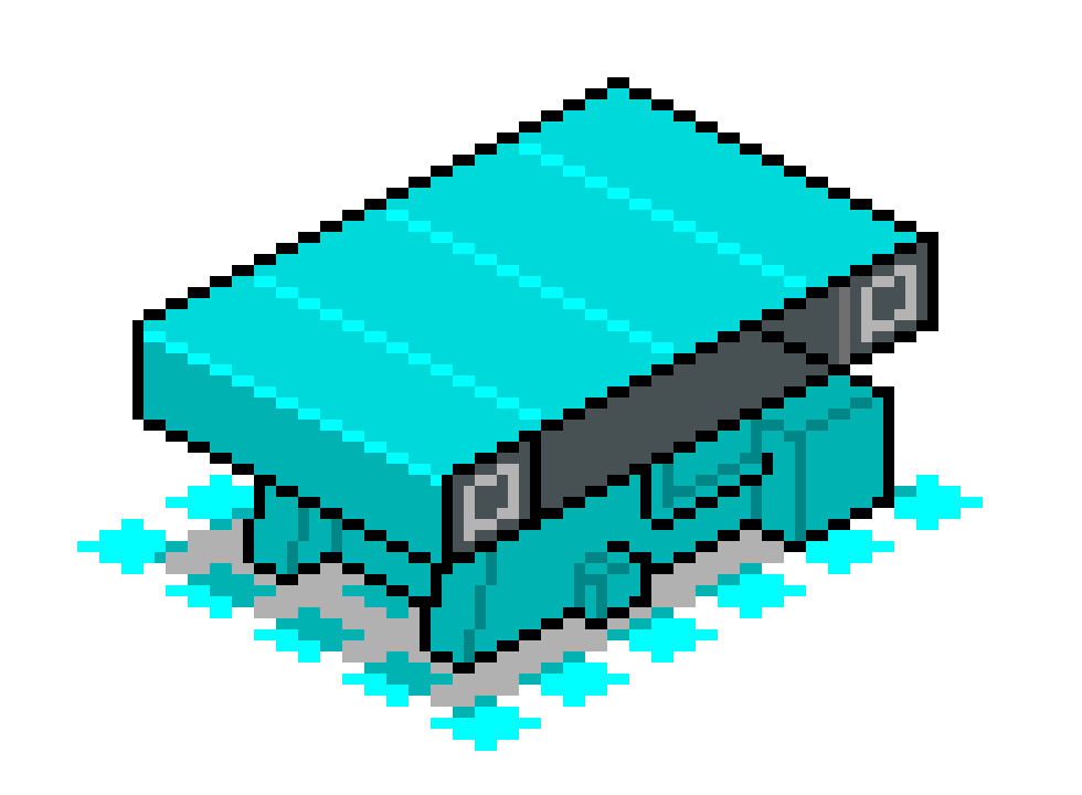 Teal Conveyor Belt
