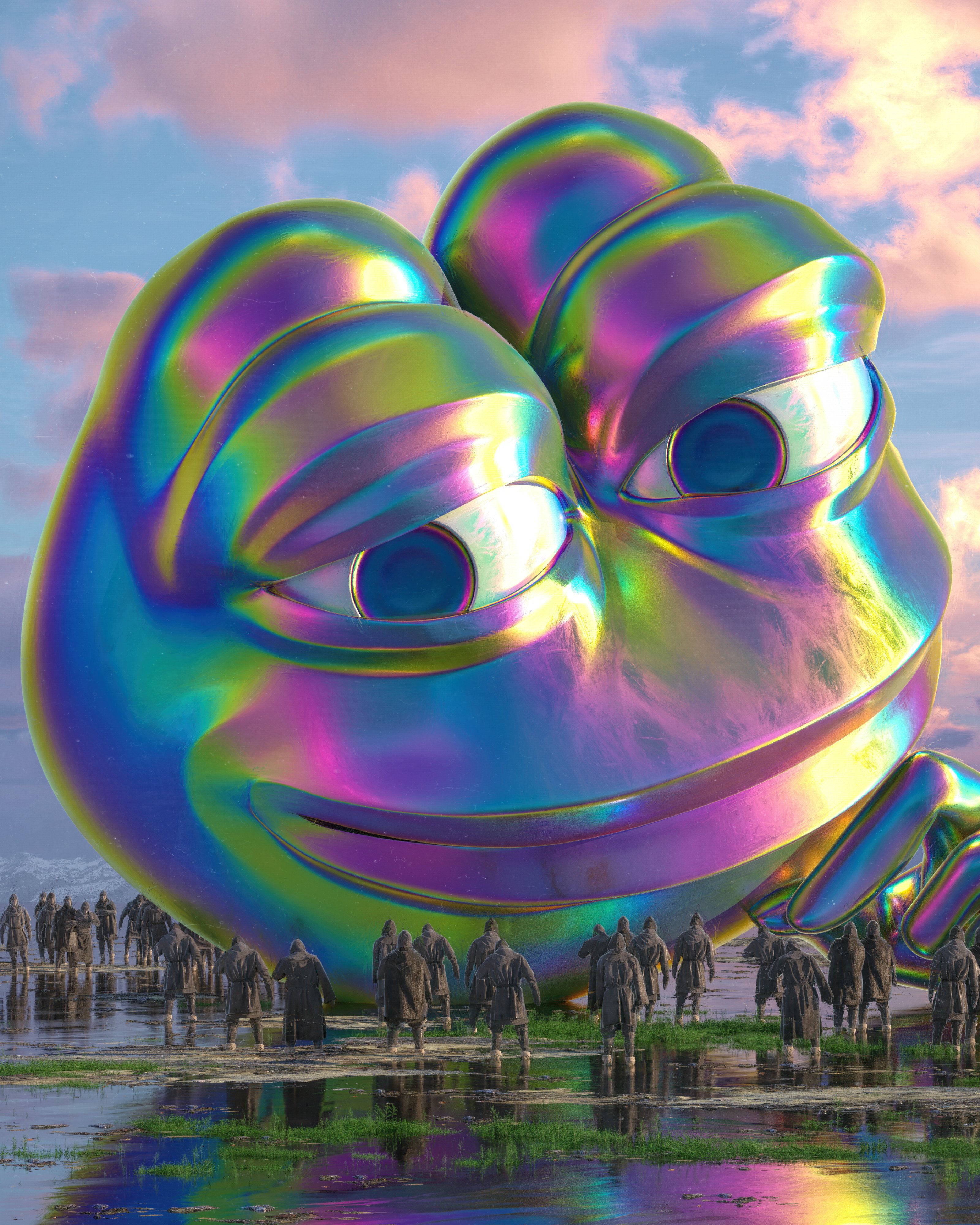 DOUBLE-FAKE NON-RARE ULTRA PEPE HOLOGRAPHIC LEGENDARY COLLECTOR'S EDITION  (rare)