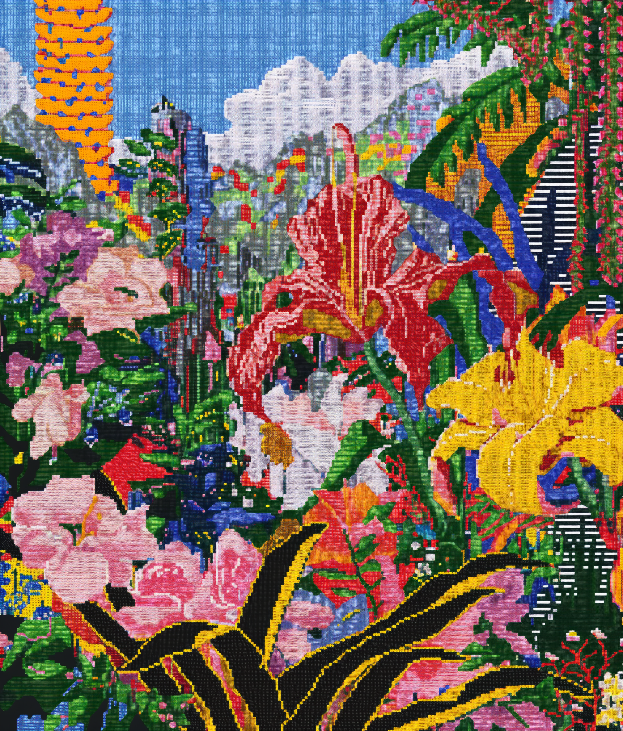 Morning peeks through.