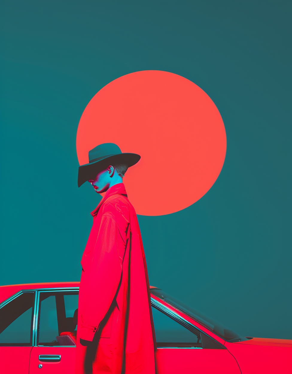 I went out walking under an atomic sky.