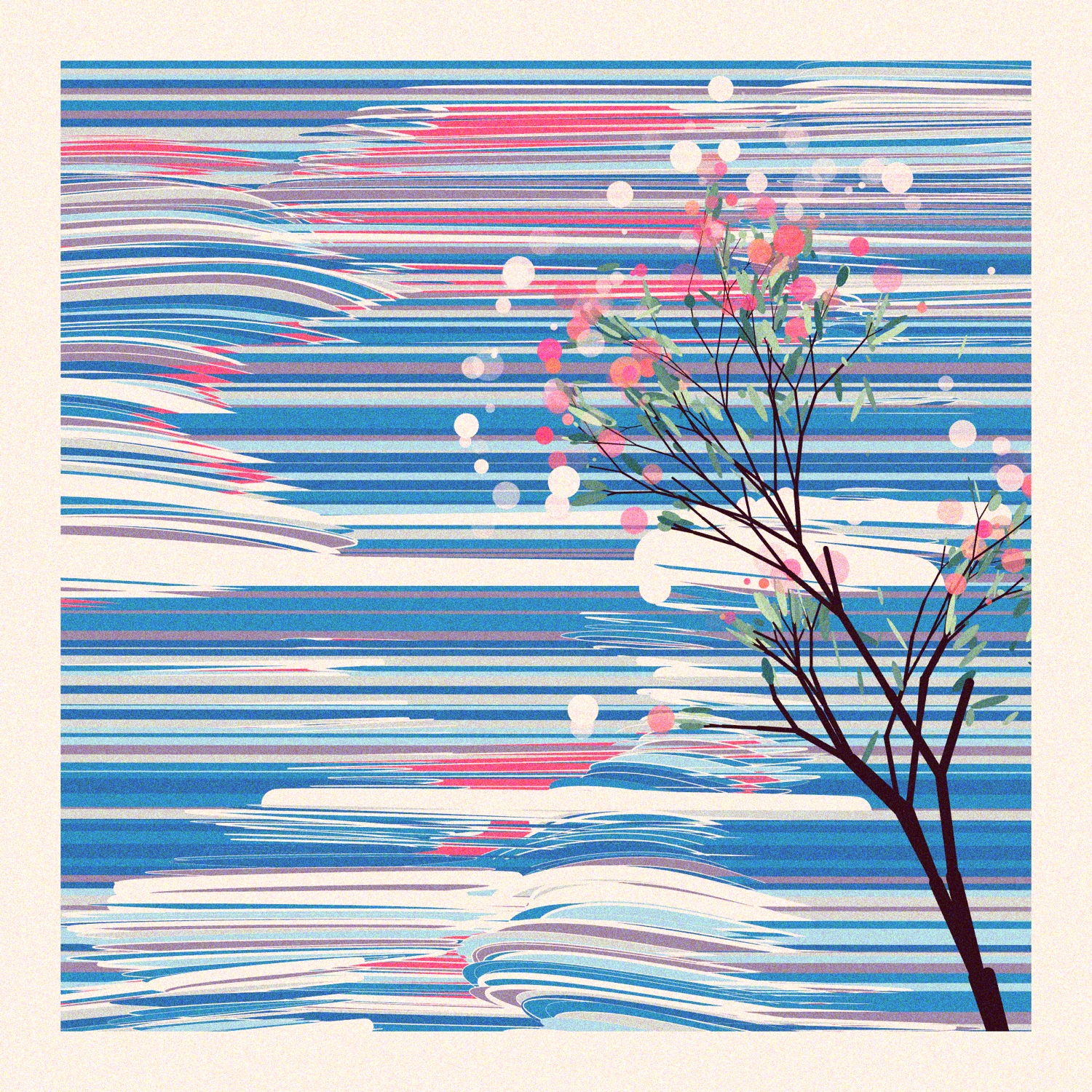 The Blossoms Behind the River