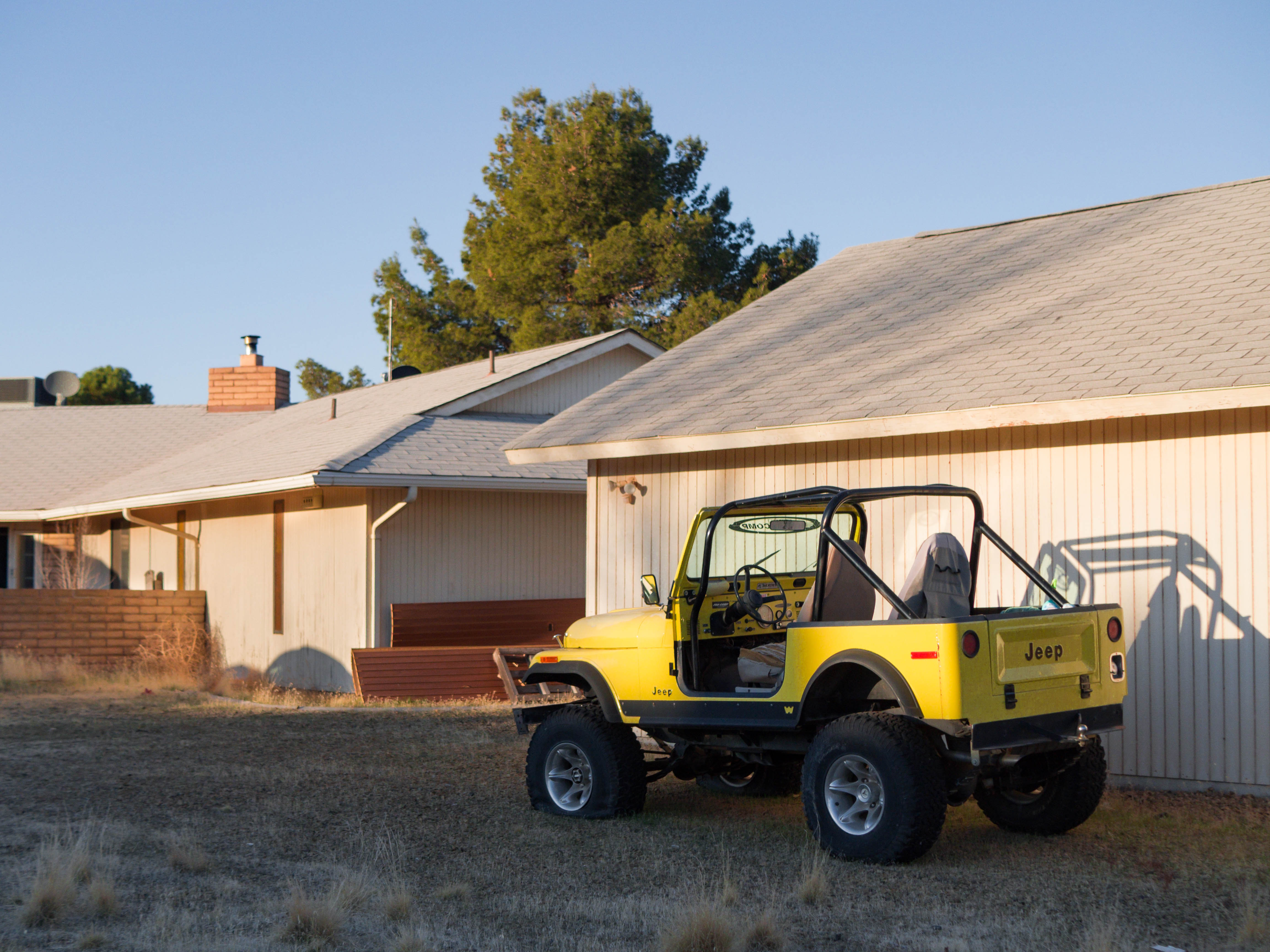 Yellow Jeep