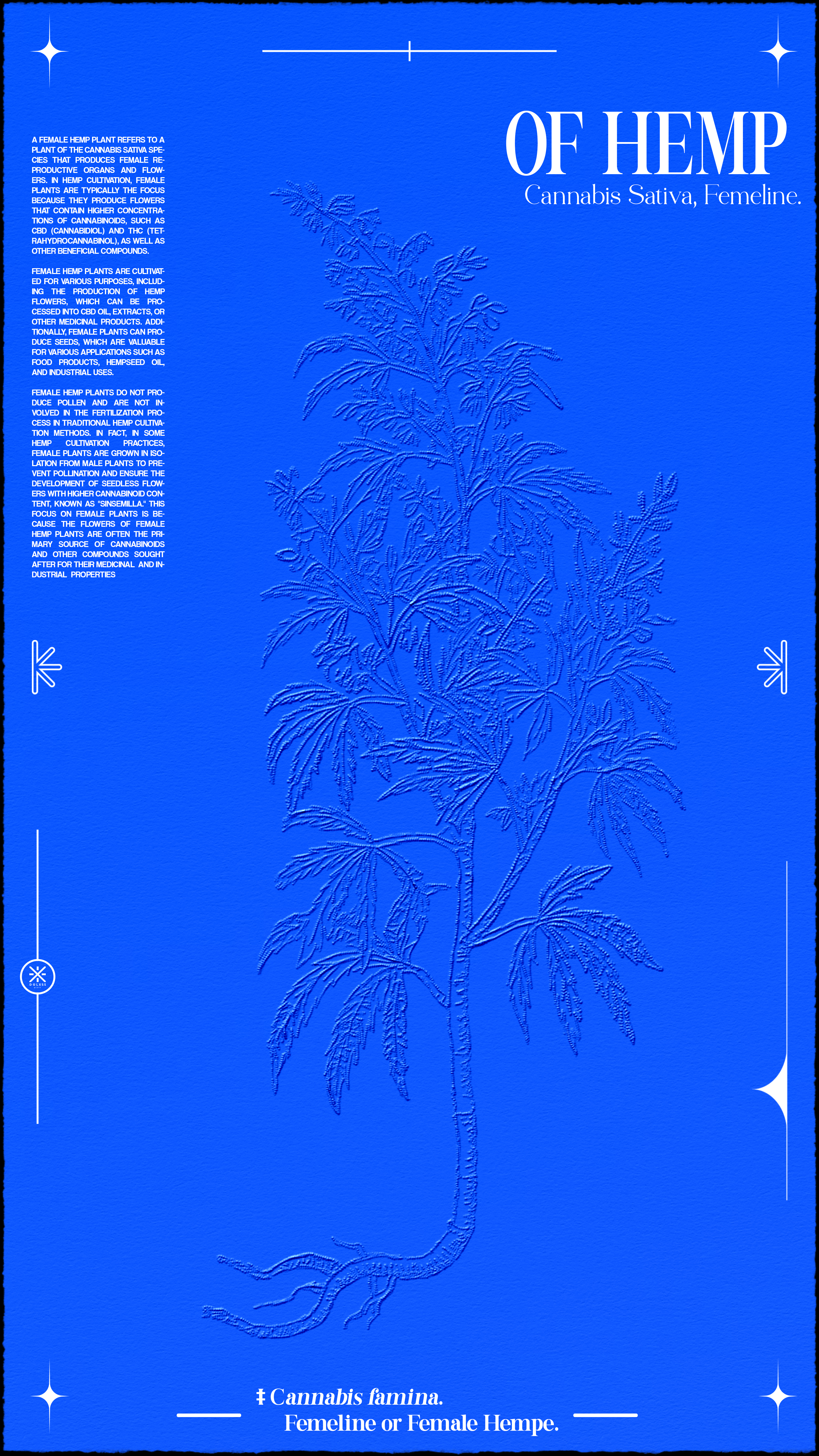 Of Hemp.          𝘊𝘢𝘯𝘯𝘢𝘣𝘪𝘴 𝘚𝘢𝘵𝘪𝘷𝘢, 𝘍𝘦𝘮𝘦𝘭𝘪𝘯𝘦.