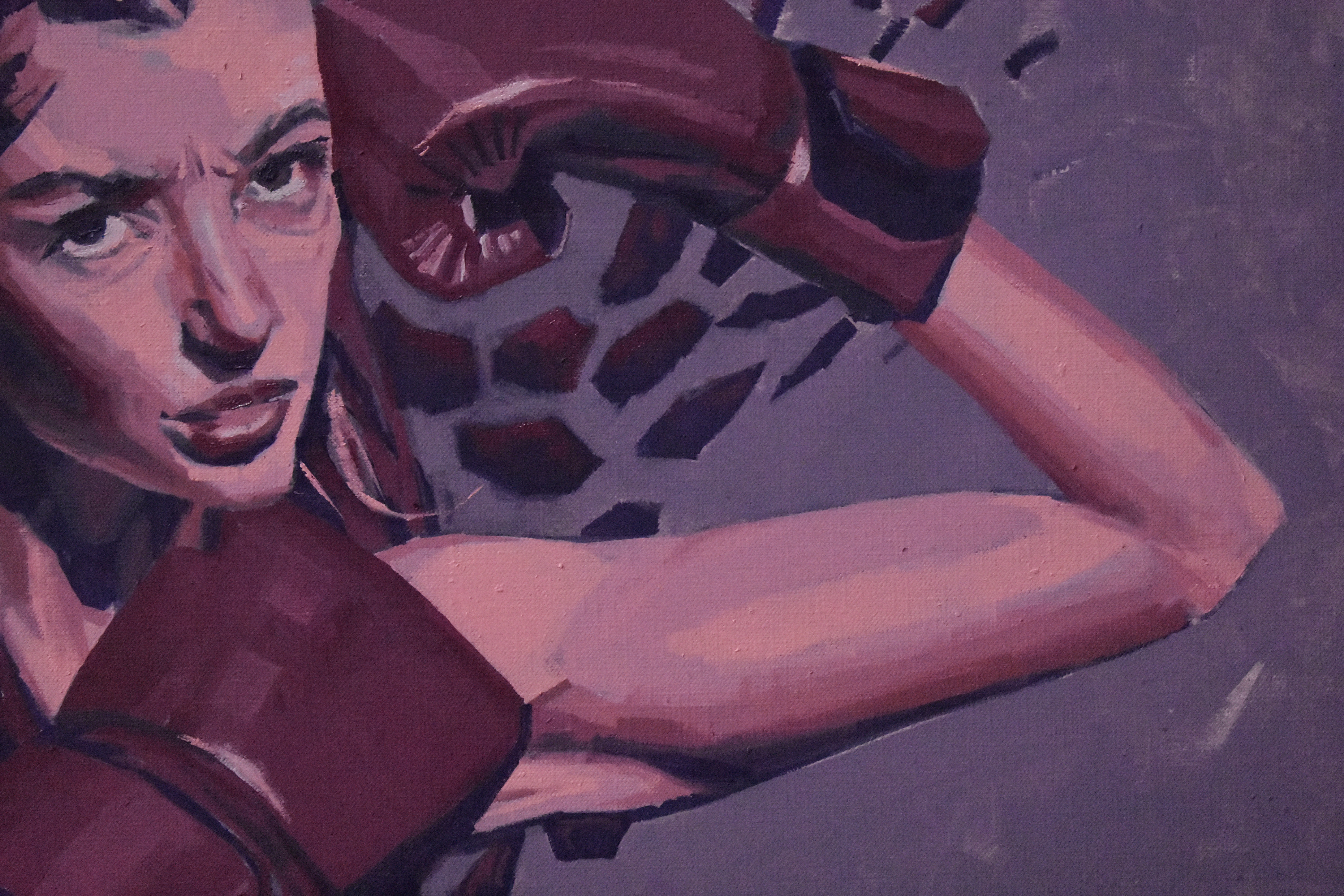 Boxer? ~ Oil painting on Canvas