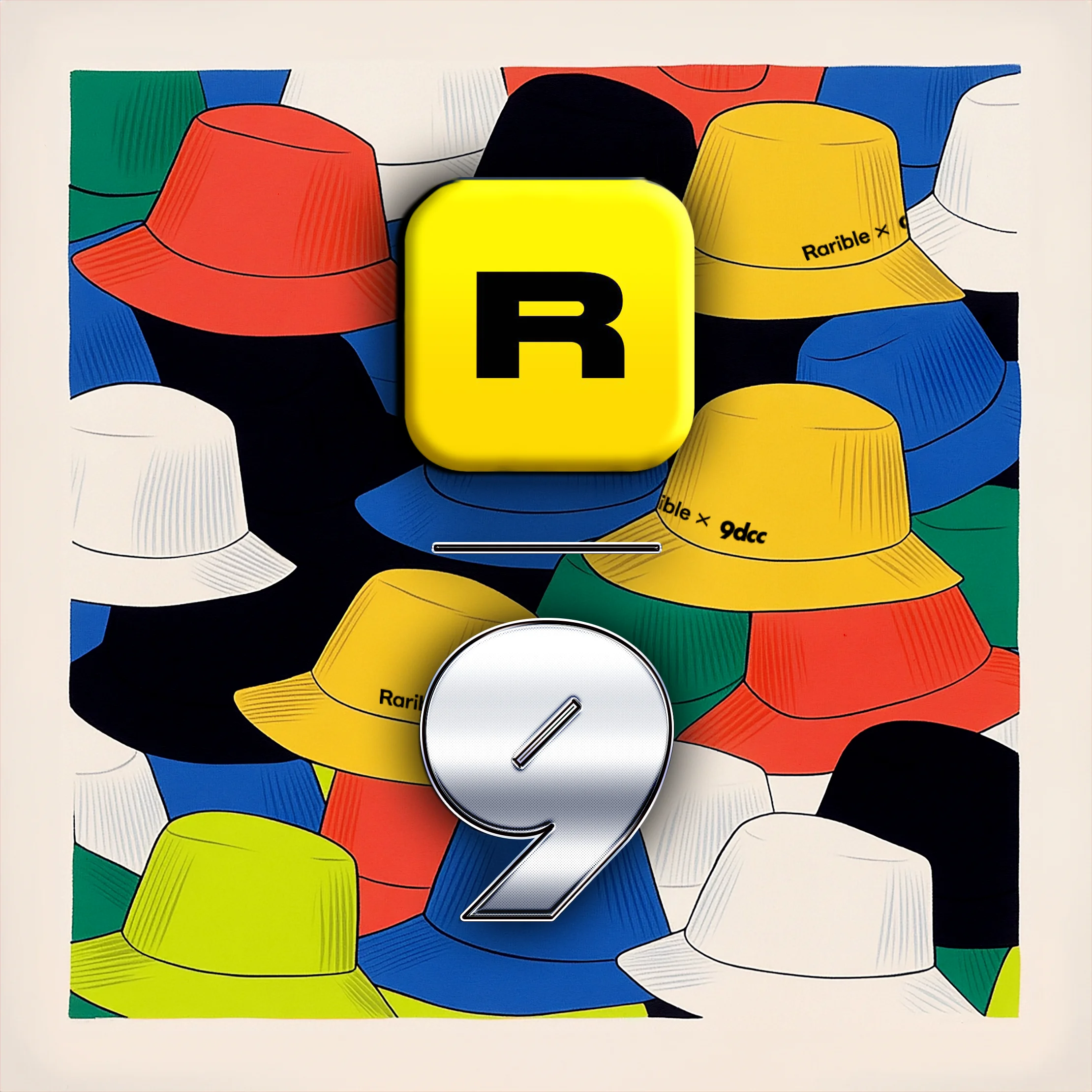 The Rarible Bucket Hat - Powered by 9dcc #52
