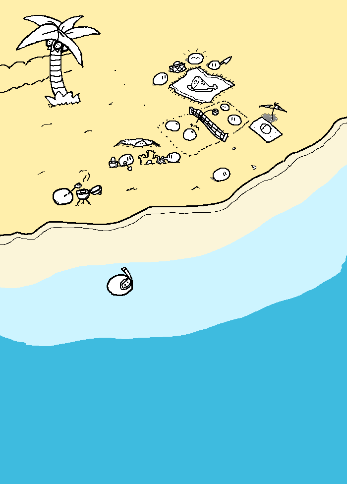 beach slime sketch #3