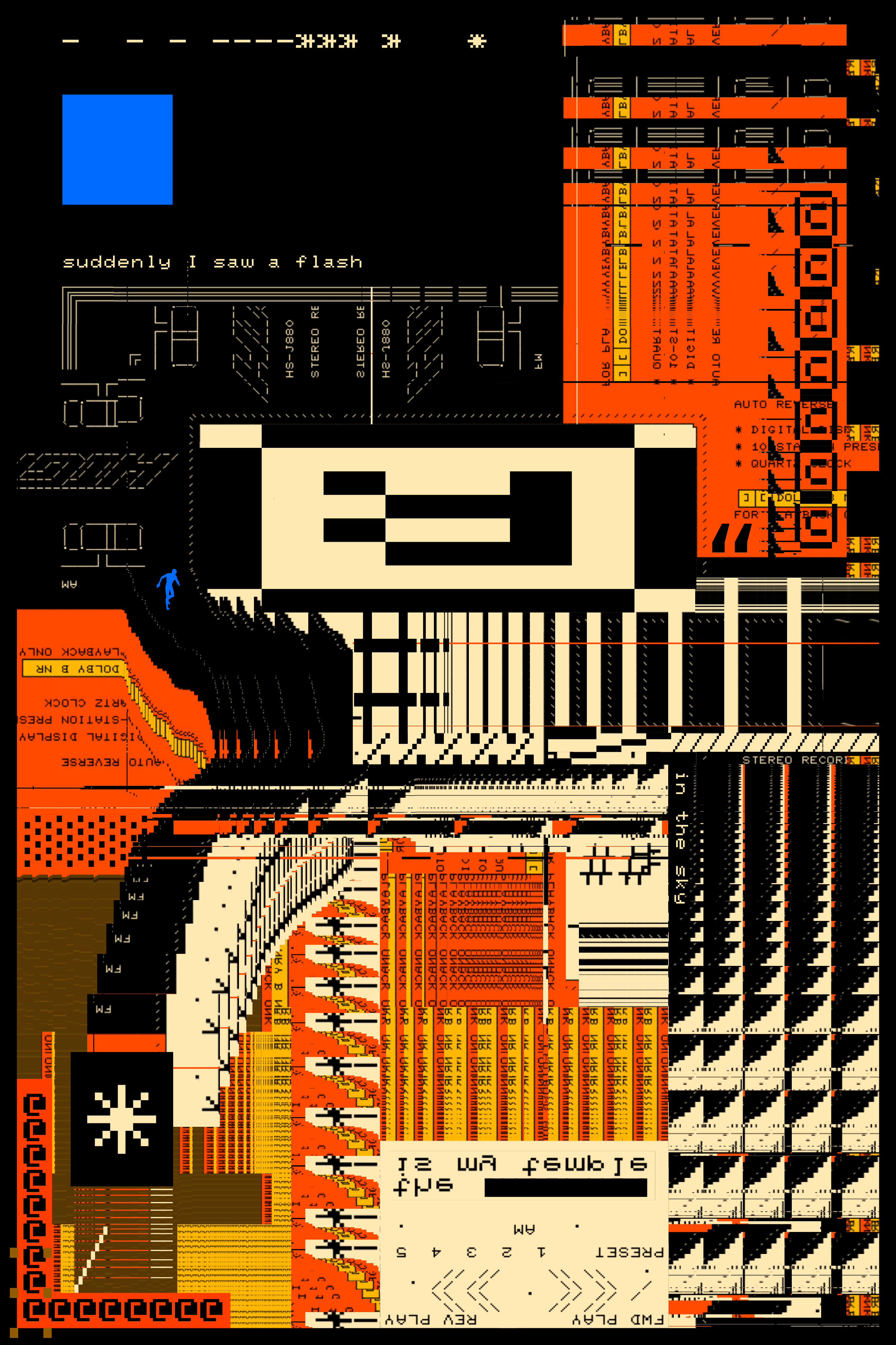 I saw a flash in the sky