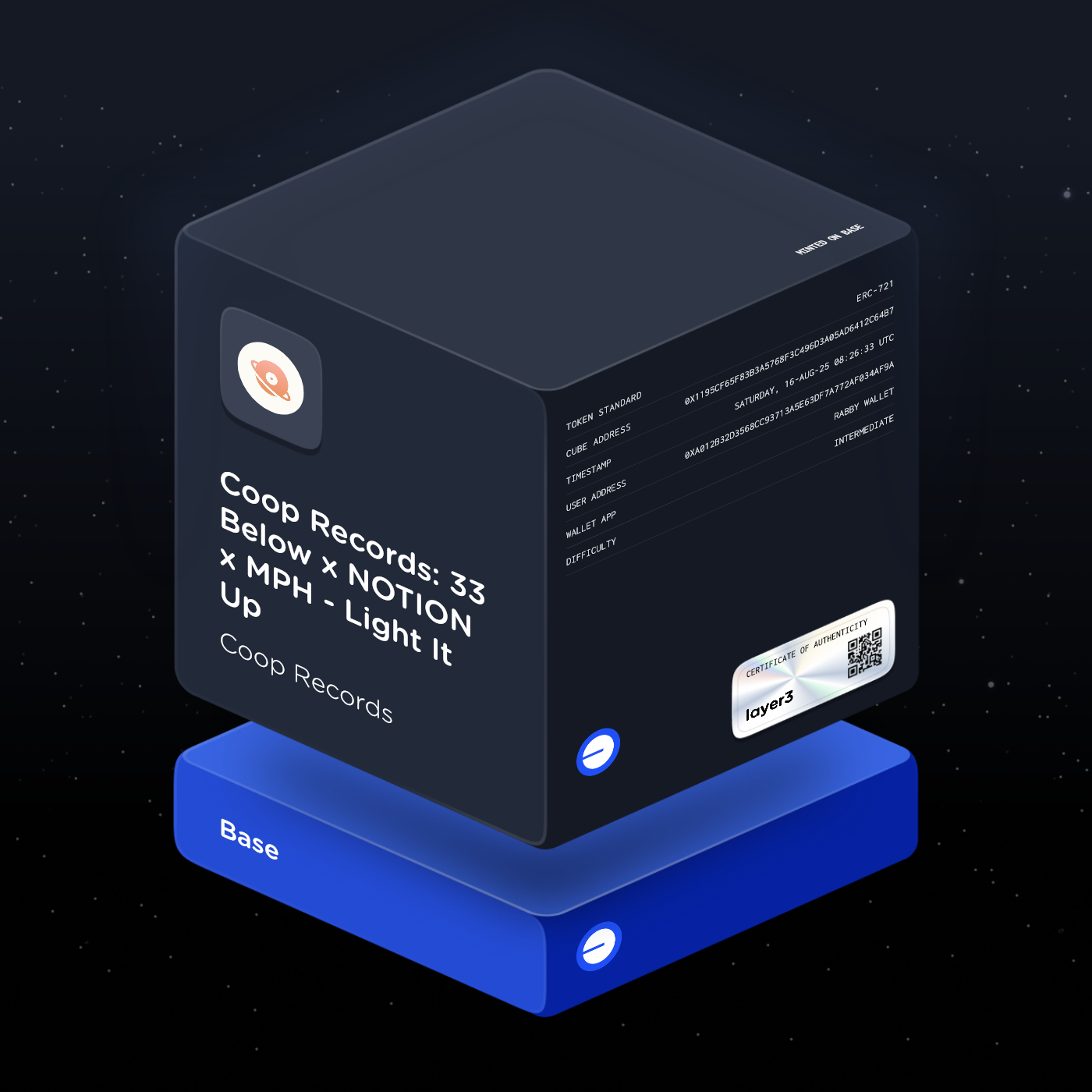 Coop Records: 33 Below x NOTION x MPH - Light It Up