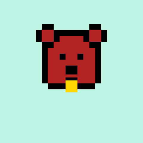 Pixel Bear #20588