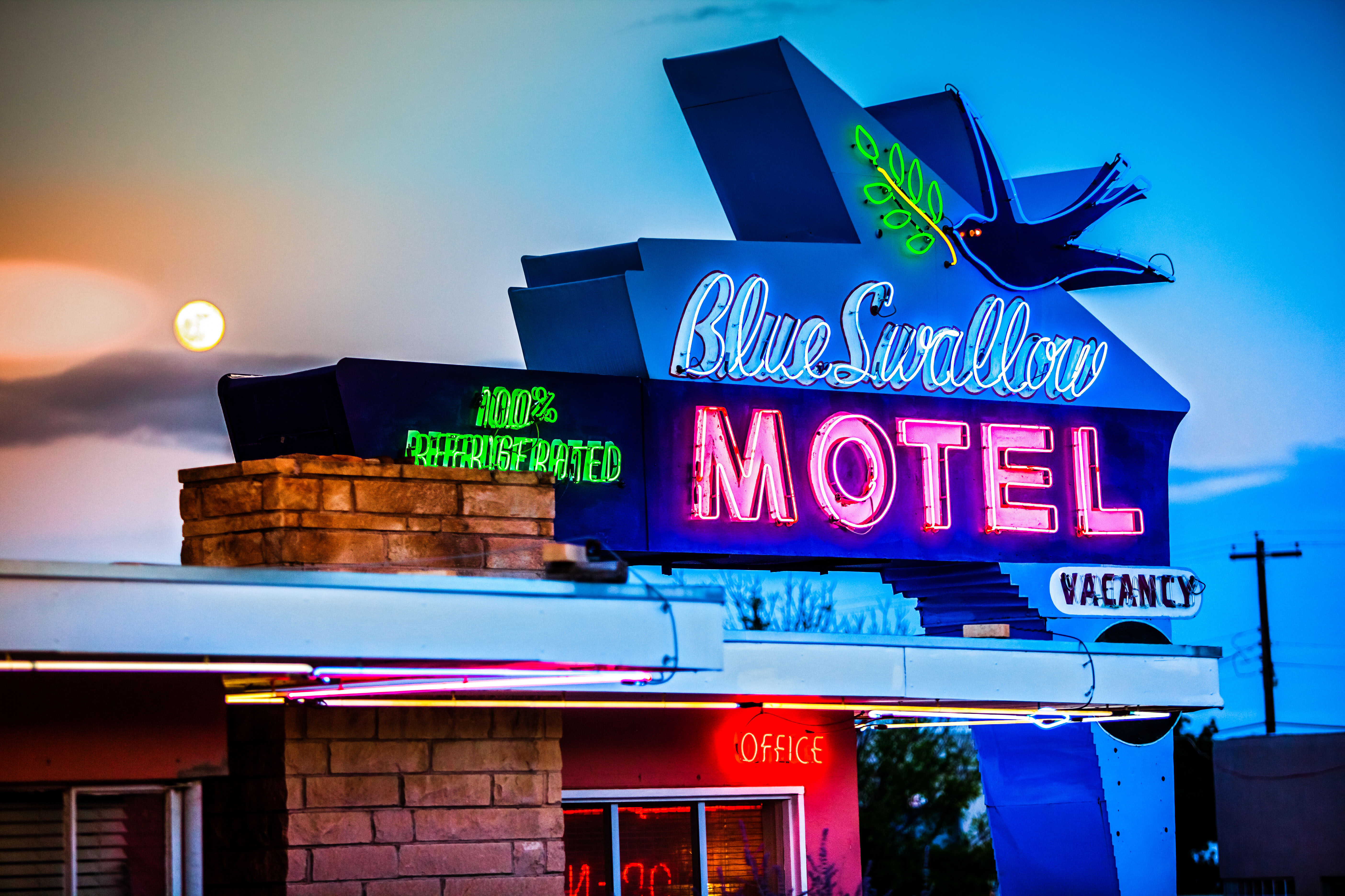 Moon Over Blue Swallow #44