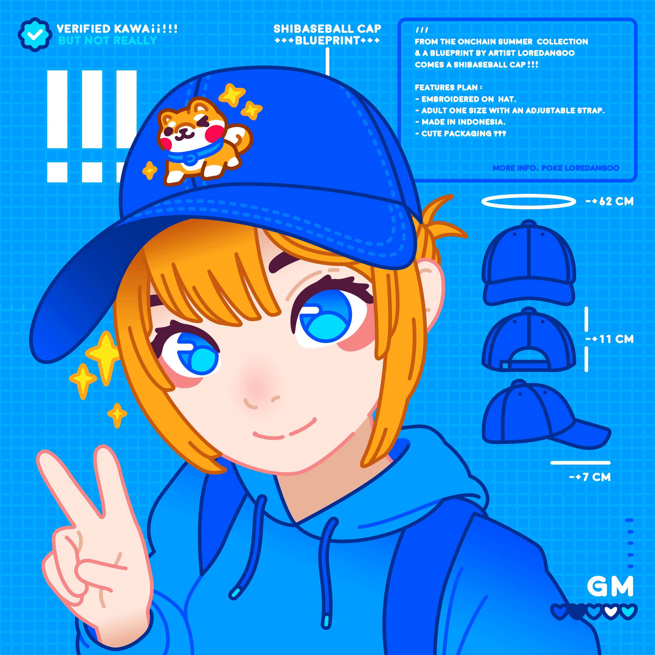 SHIBASEBALL CAP Blueprint