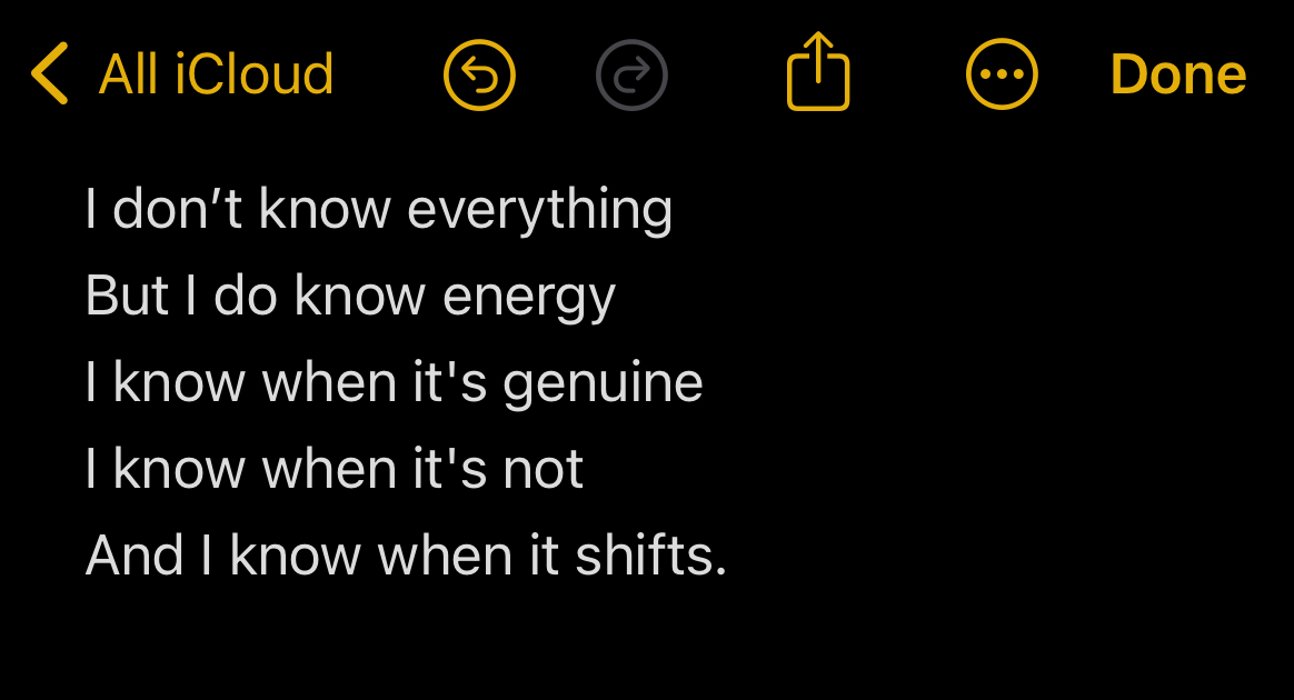 WIP - Energy Shifts #1