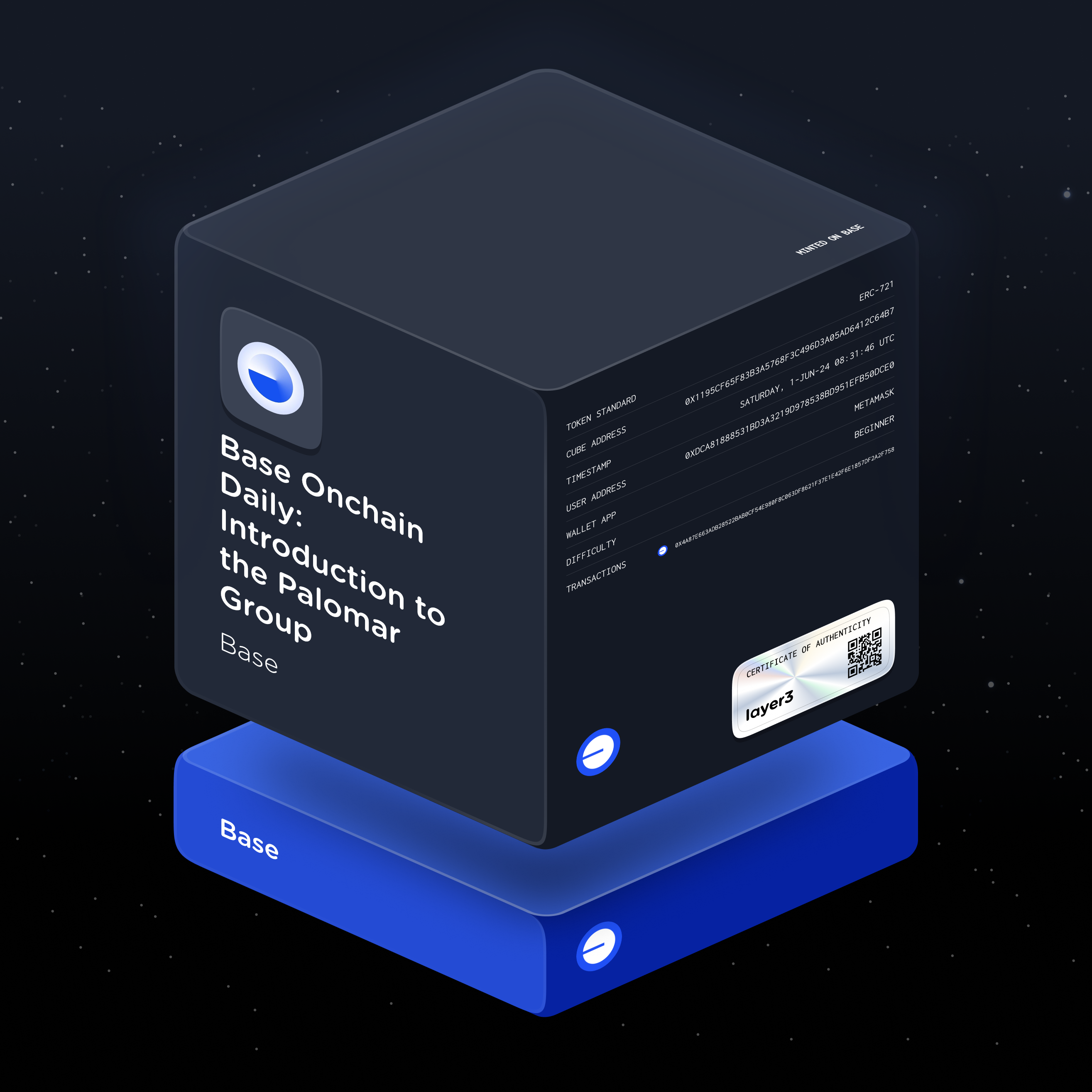 Base Onchain Daily: Introduction to the Palomar Group