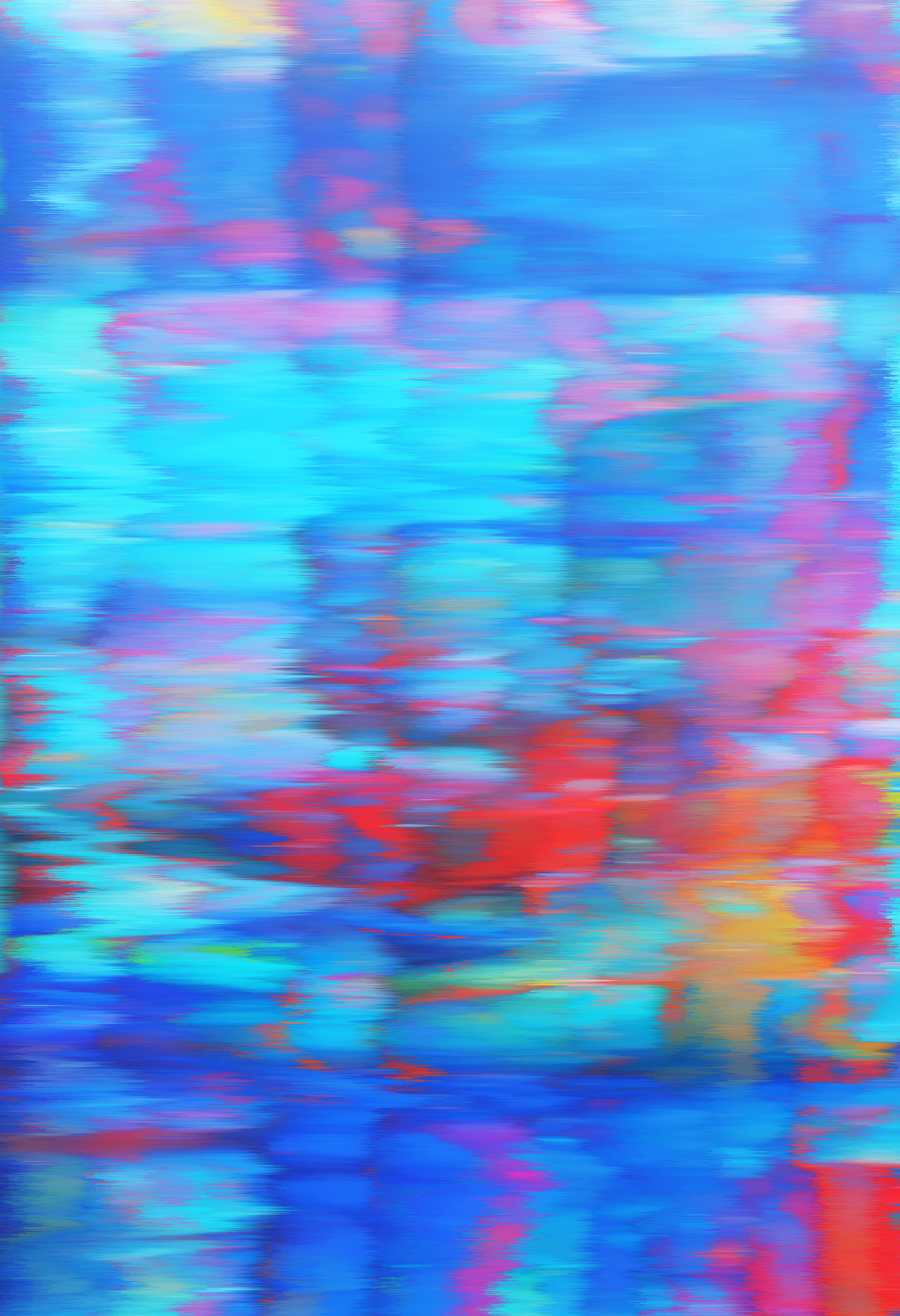 Sky stays pure though clouds may drift