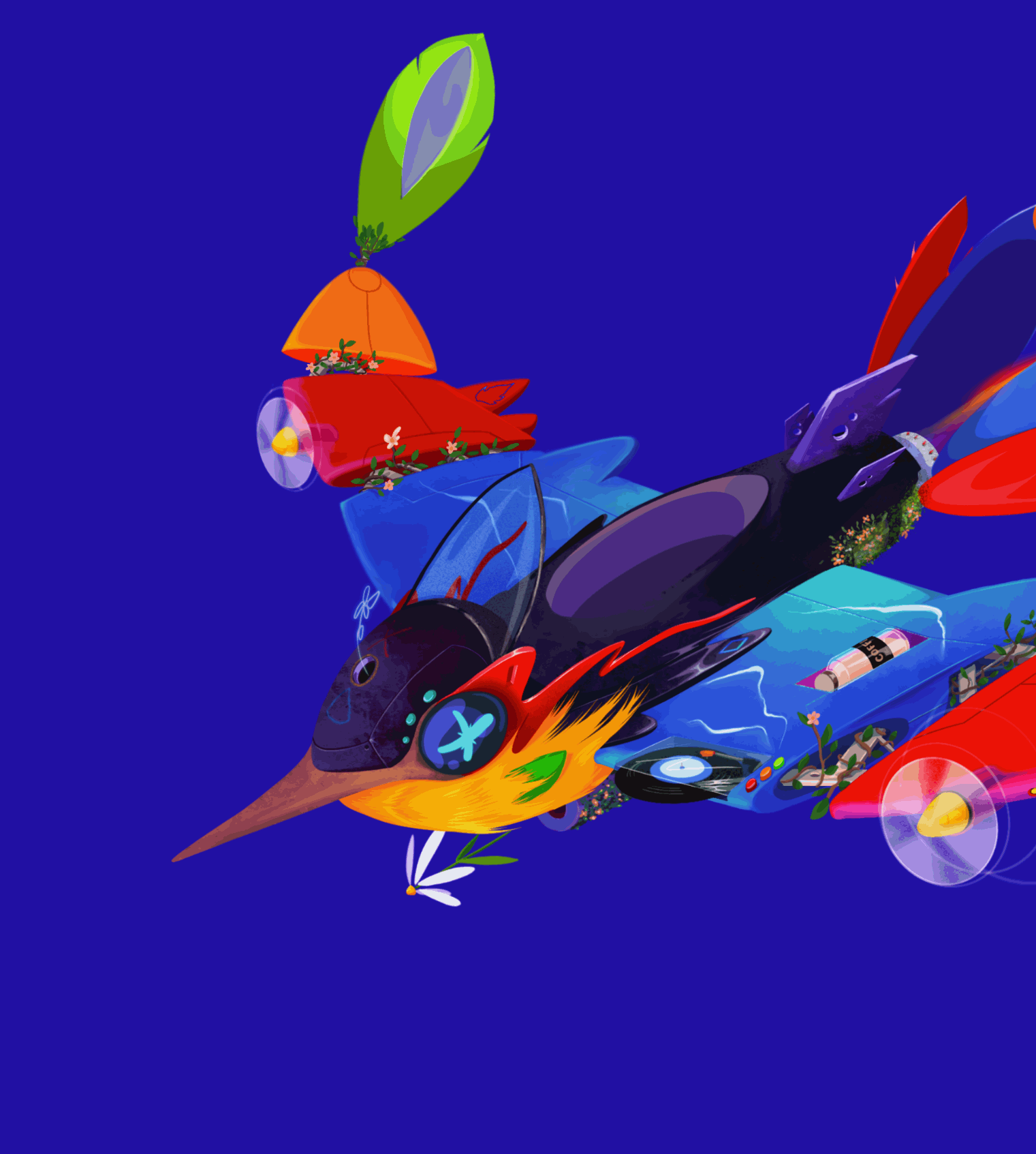 flower shoot not bomb