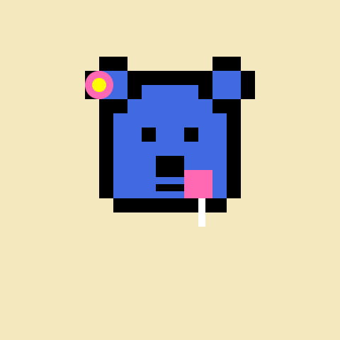 Pixel Bear #67618