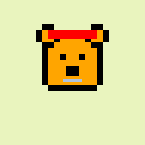 Pixel Bear #48533