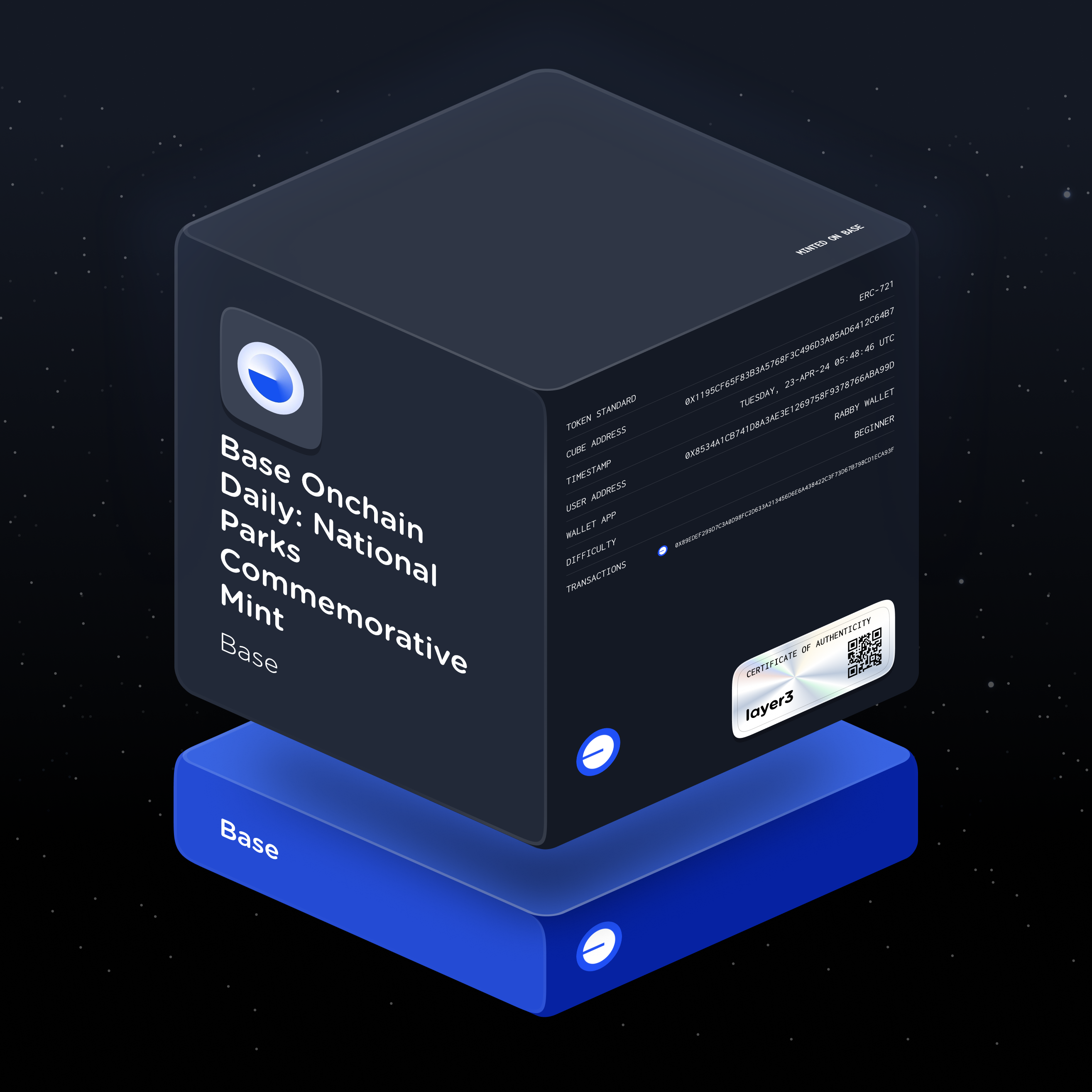 Base Onchain Daily: National Parks Commemorative Mint