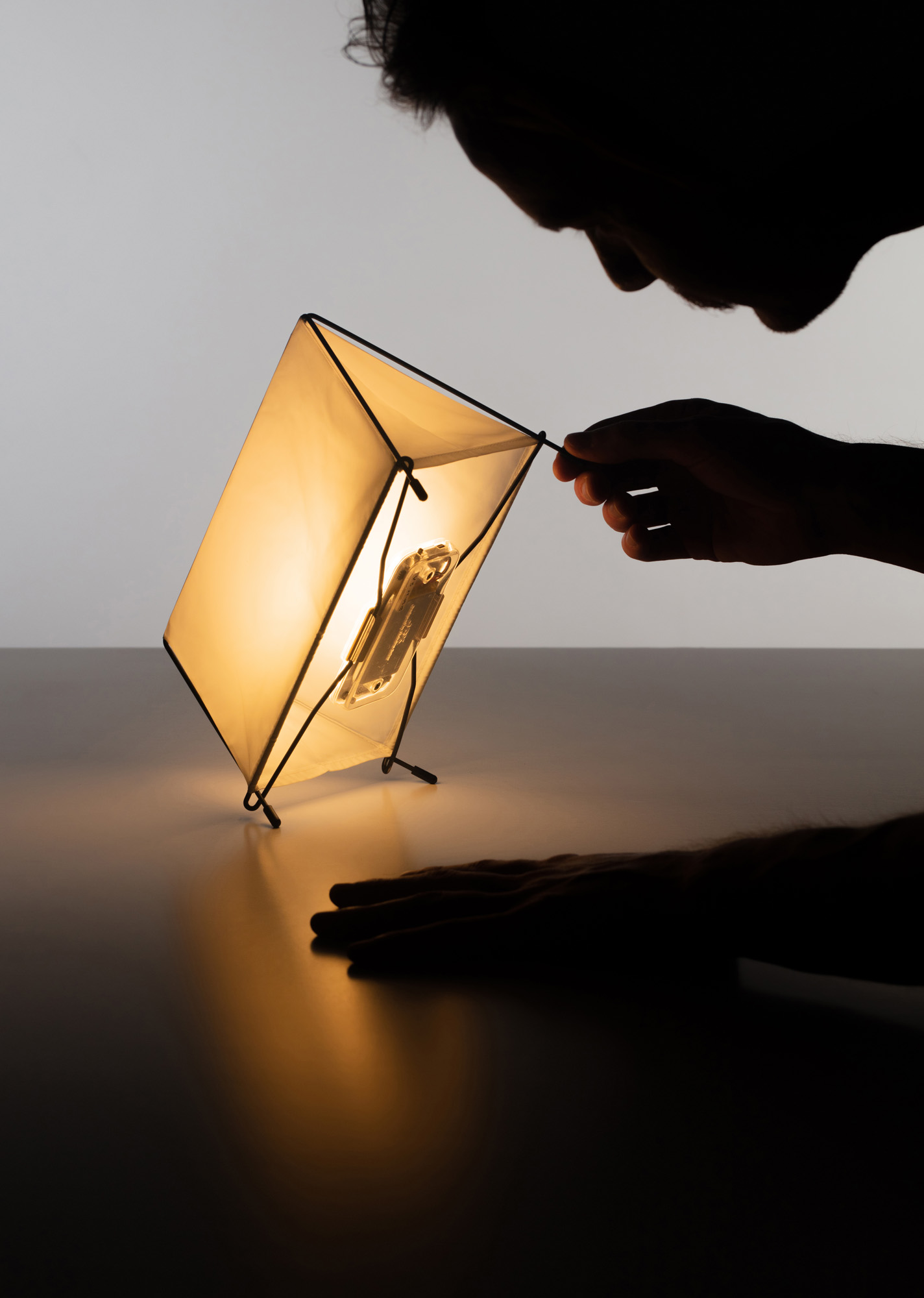 a peek under the Camp Lamp