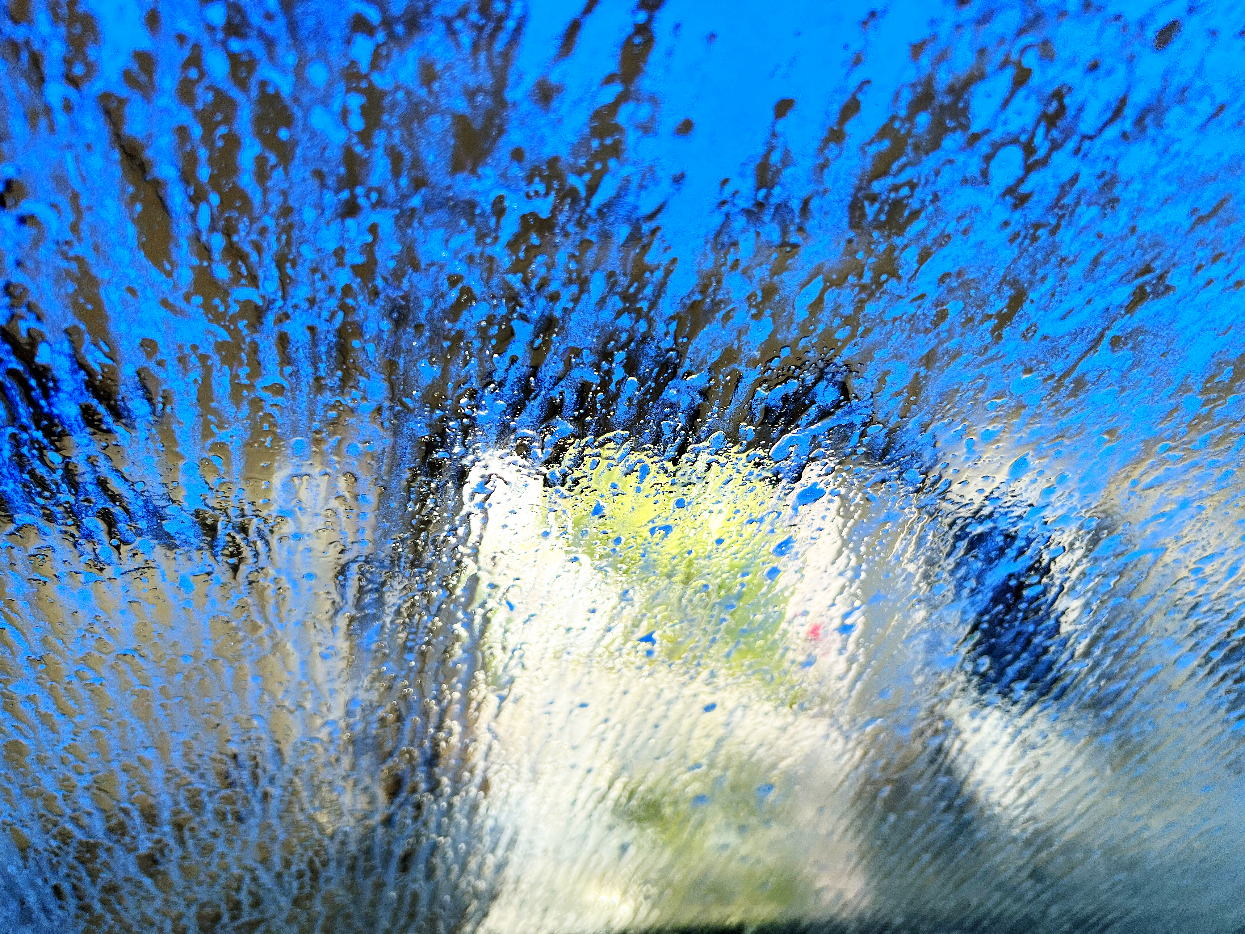 At the Car Wash - Blue