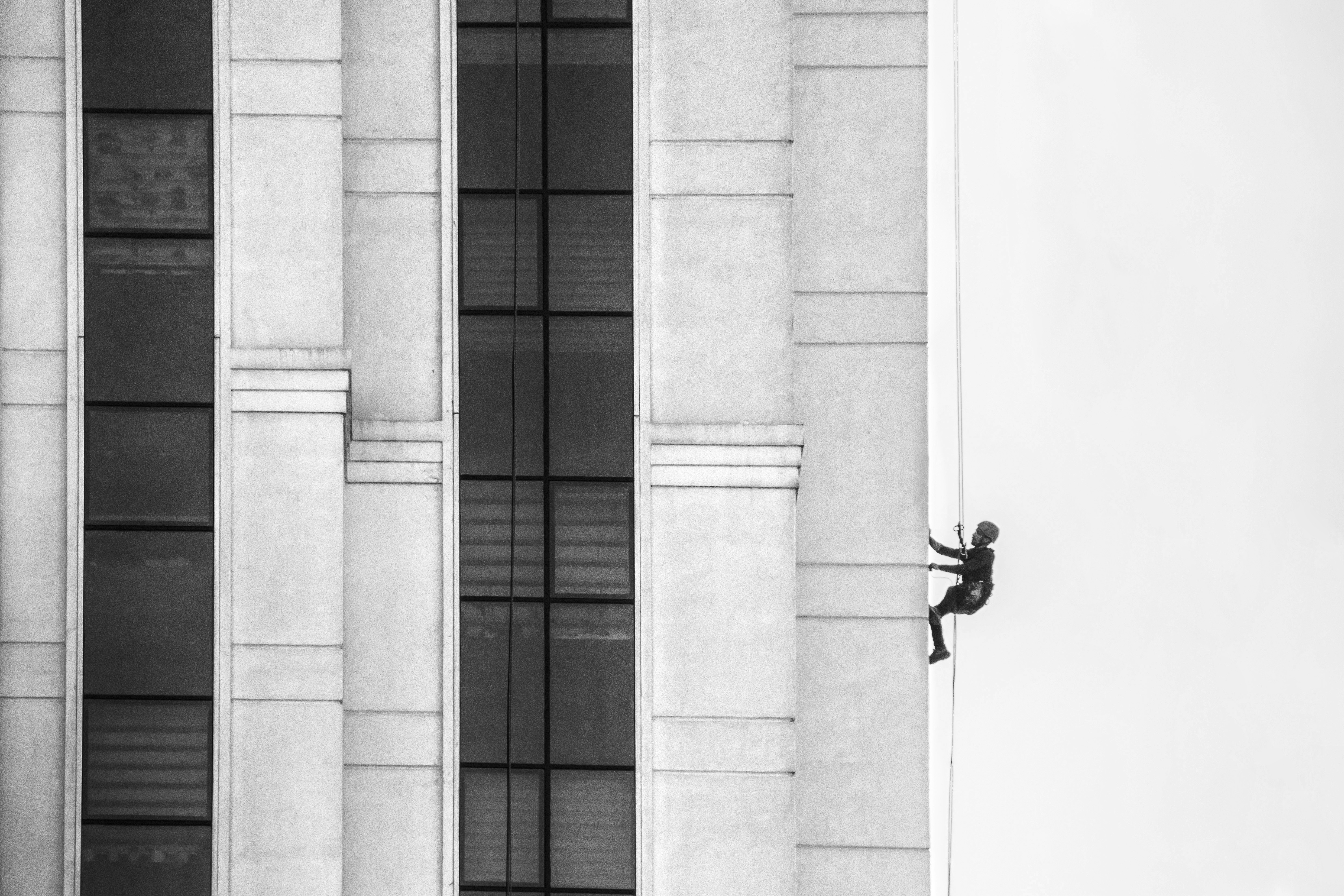 Glass cleaning worker #23