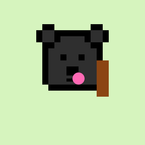 Pixel Bear #9443