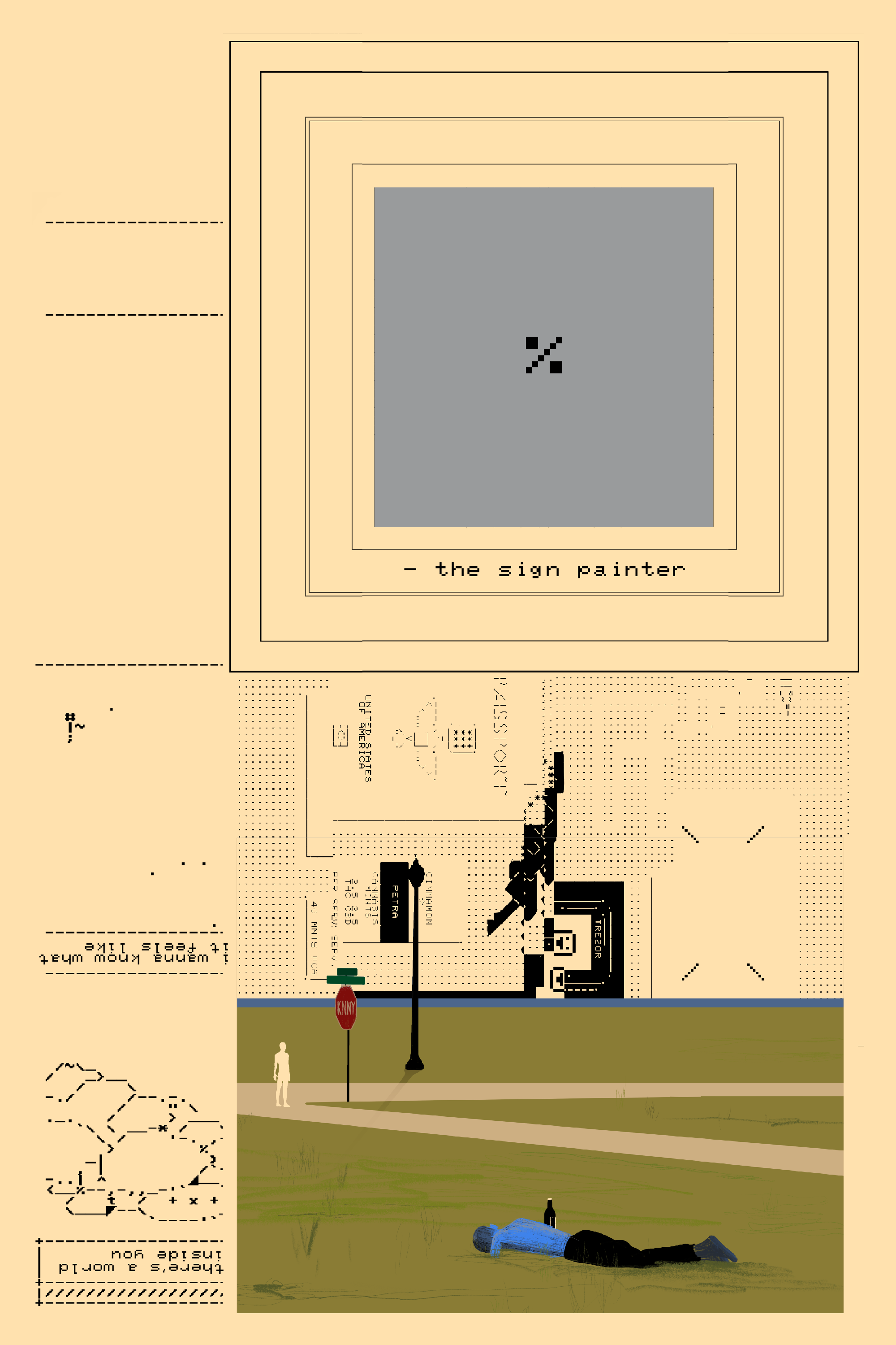 % - the sign painter