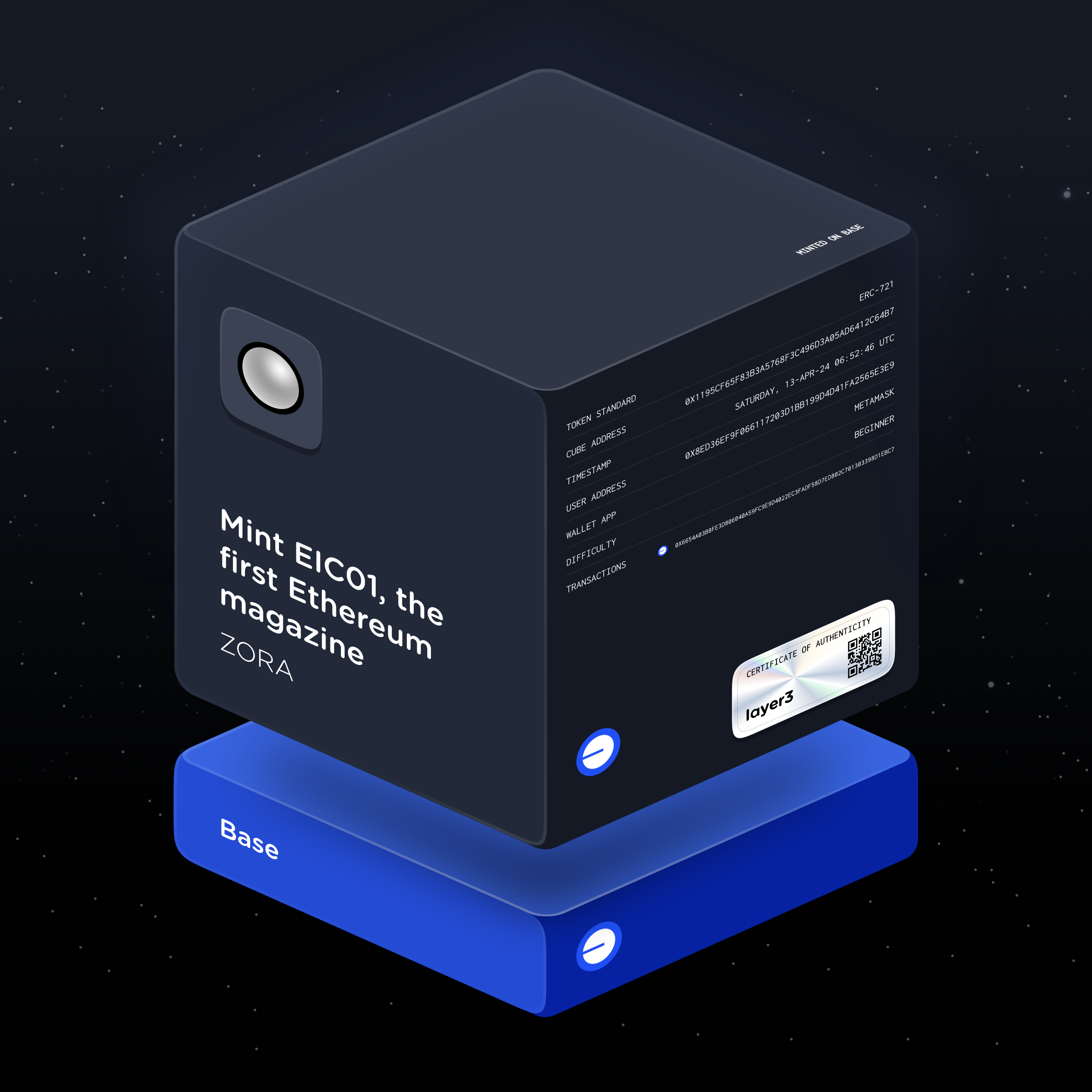 Mint EIC01, the first Ethereum magazine