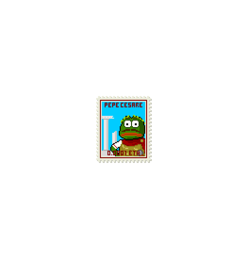 Pixel Stamps - PEPE CESARE