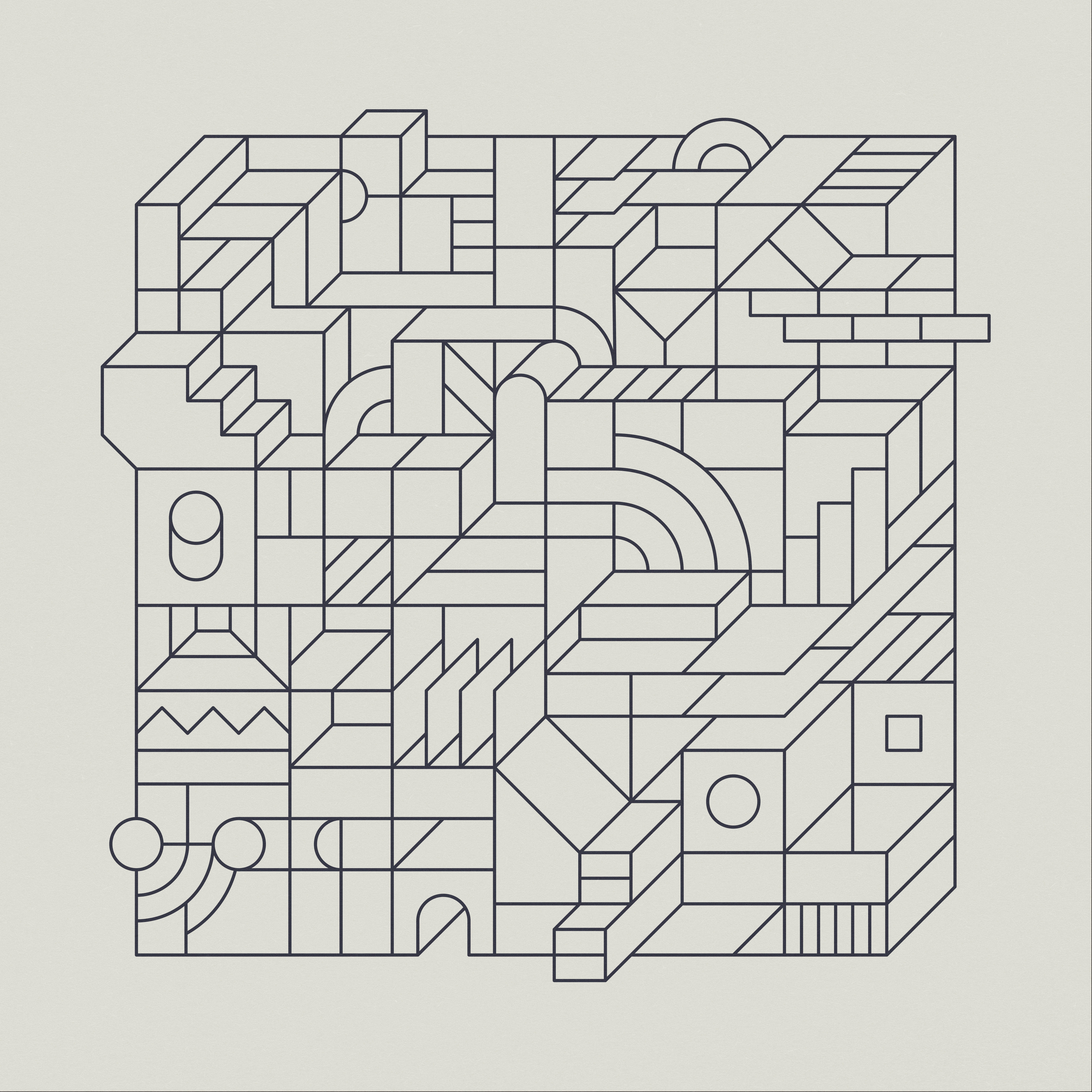 Mental Block #10 - linework