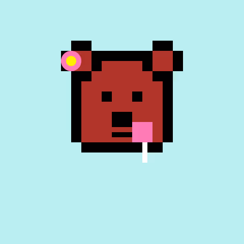 Pixel Bear #10150