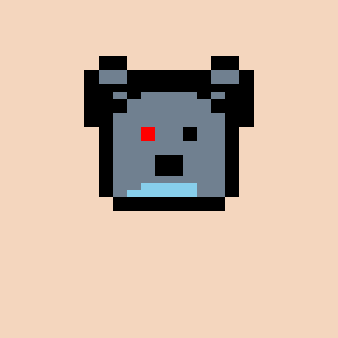 Pixel Bear #40549