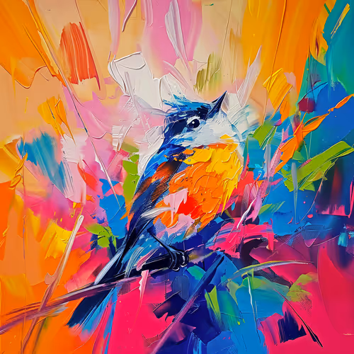 Warbler Abstracted