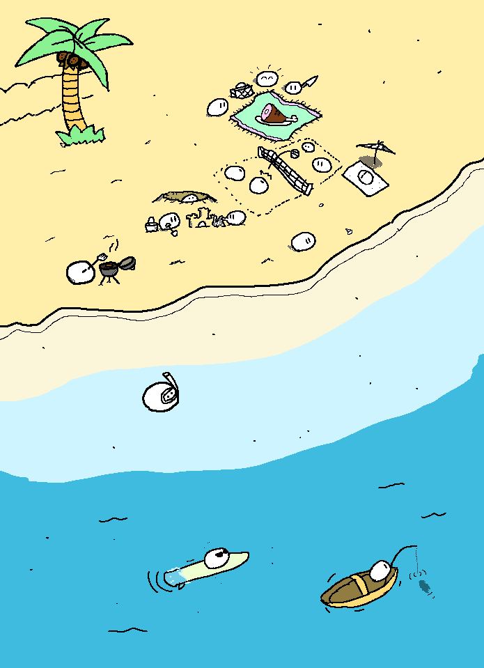 beach slime sketch #4