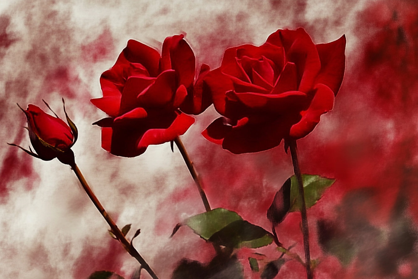 red roses